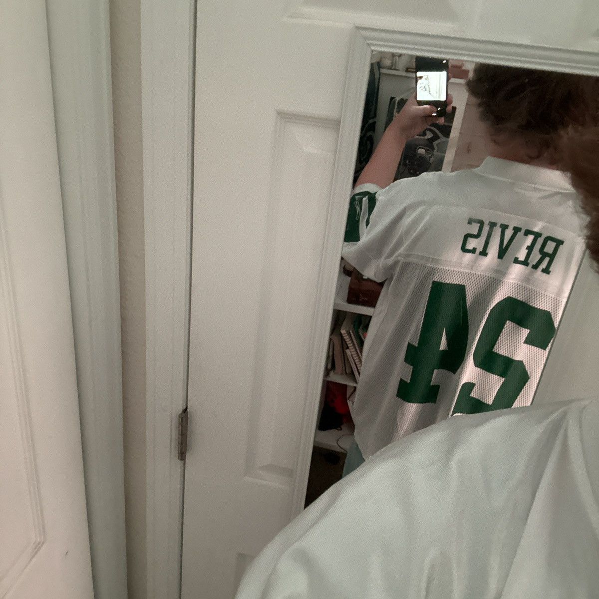 Reebok Vintage 2000s Darrelle Revis Jersey Size US L / EU 52-54 / 3 - 5 Thumbnail