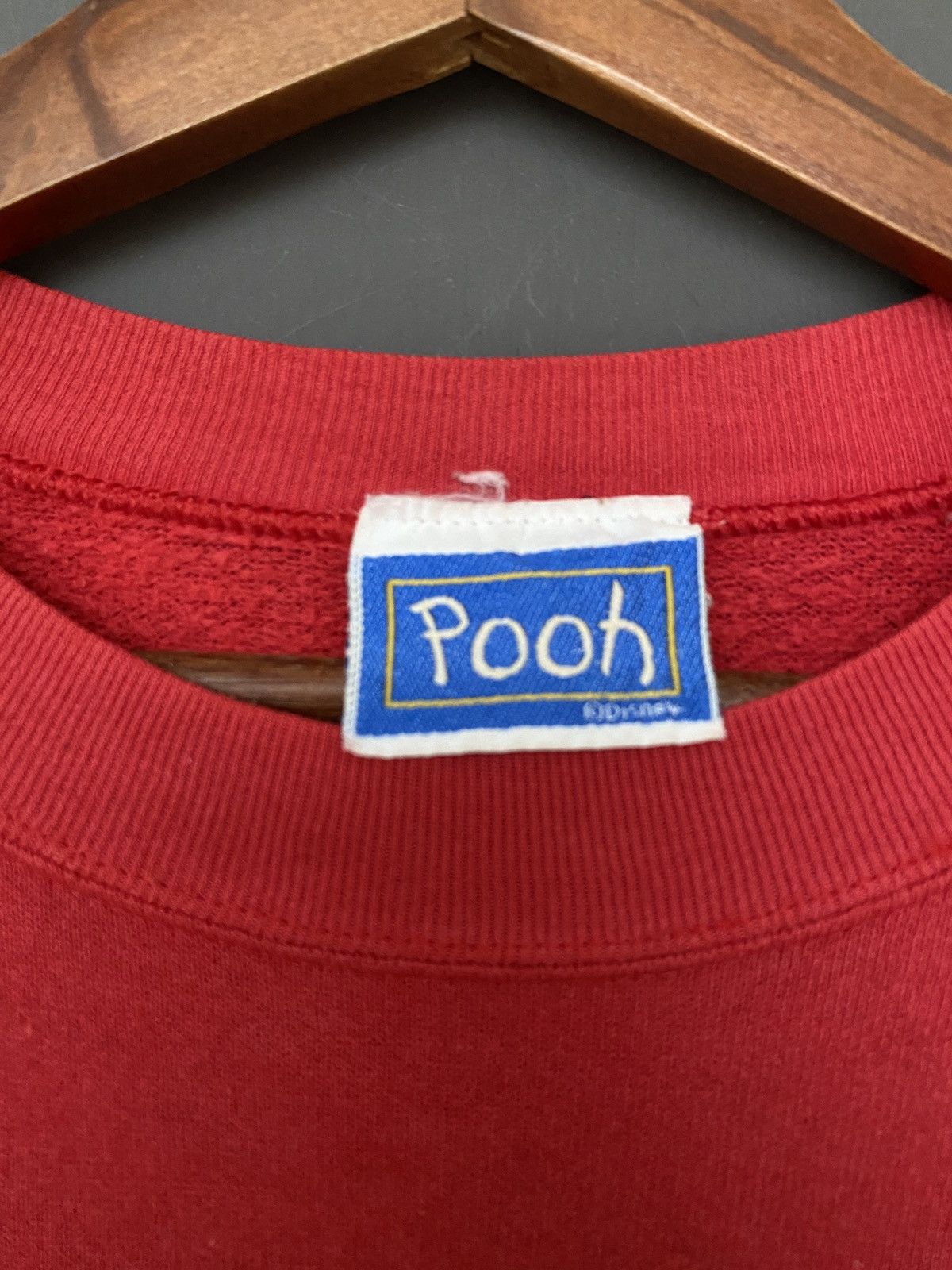 Vintage Vintage Disney Cartoon Pooh Sweatshirt 1990s Size US L / EU 52-54 / 3 - 6 Thumbnail