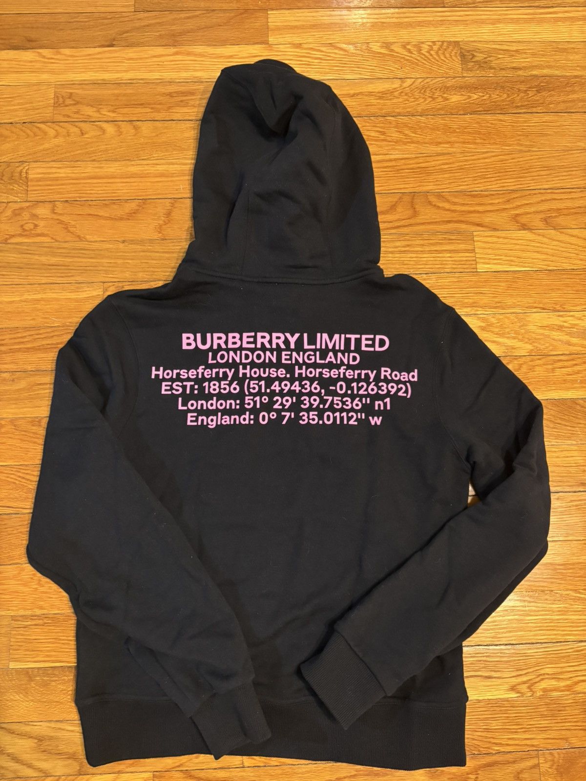 Burberry Burberry Black Hoodie Size XXS / US 00 / IT 34 - 3 Thumbnail