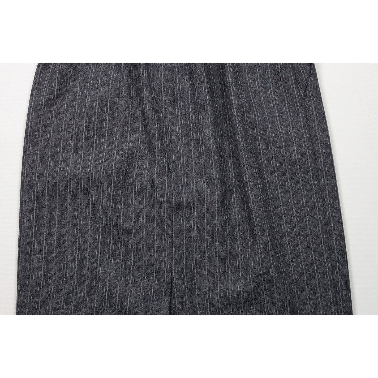 Vintage Vintage 90s Streetwear Striped Herringbone Knit Skirt Size 38" / US 16 / IT 52 - 9 Thumbnail