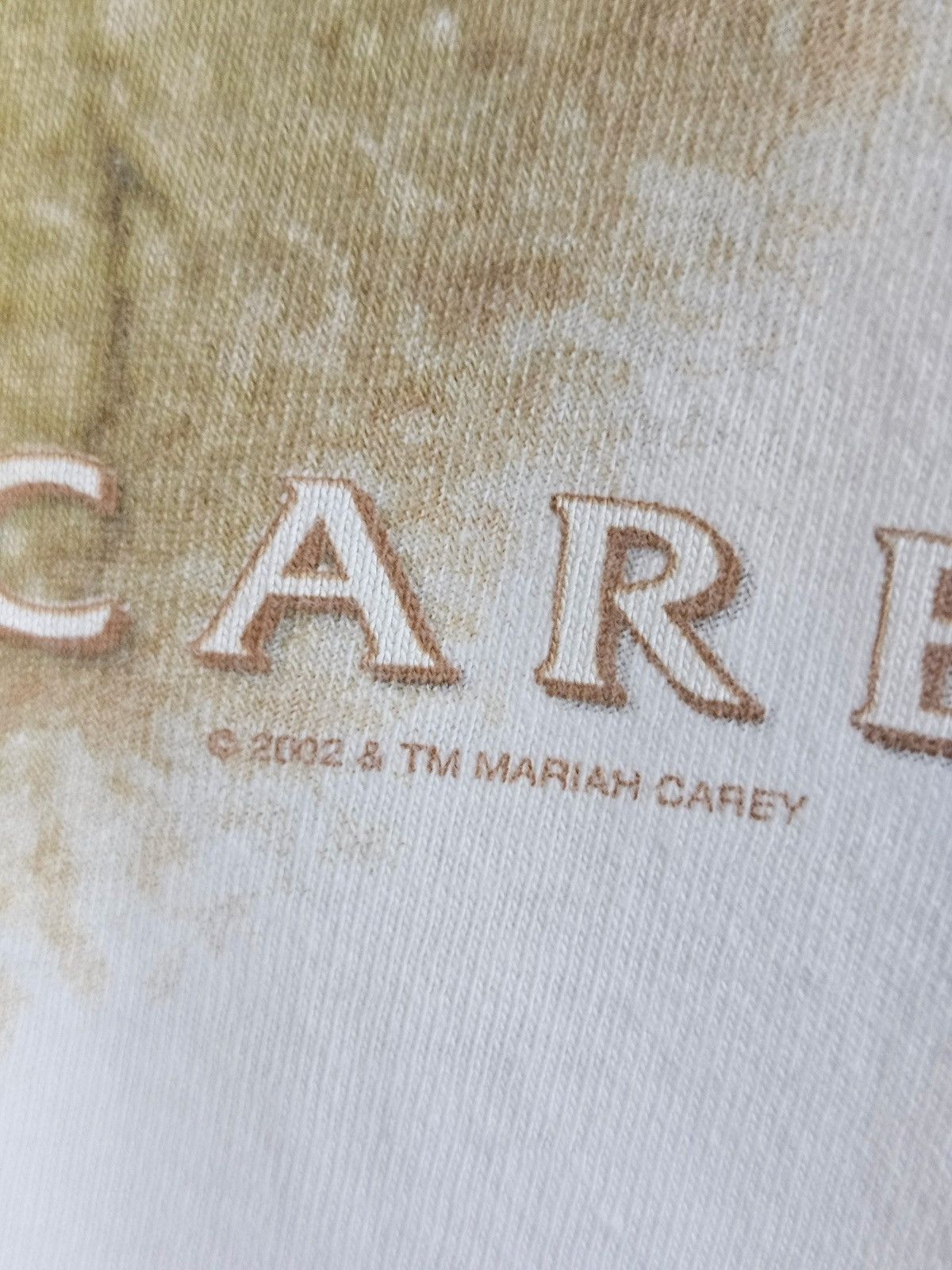 Band Tees Vintage Mariah Carey Chambracelet 2003 Tour Tee shirt Size US M / EU 48-50 / 2 - 4 Thumbnail