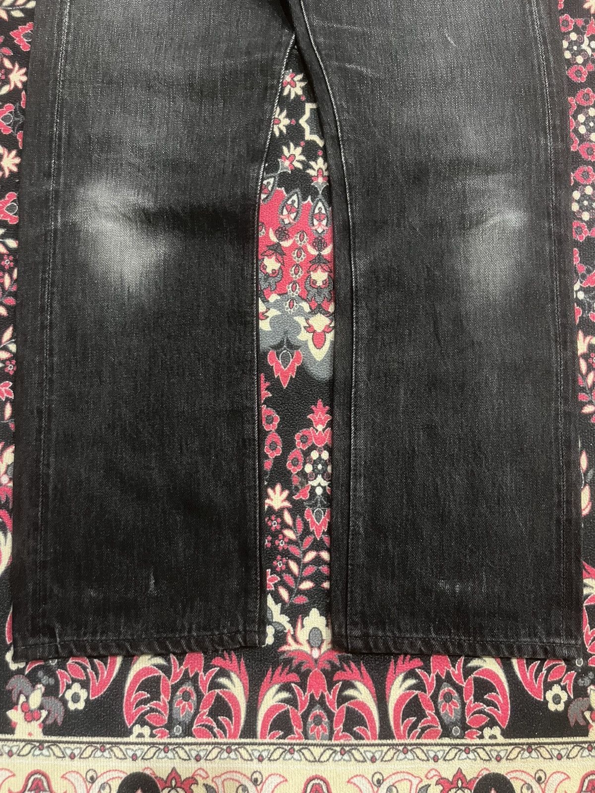 Full Count & Co. Vintage Japan Full Count & Co Black Faded Selvedge Jeans Size US 30 / EU 46 - 12 Thumbnail