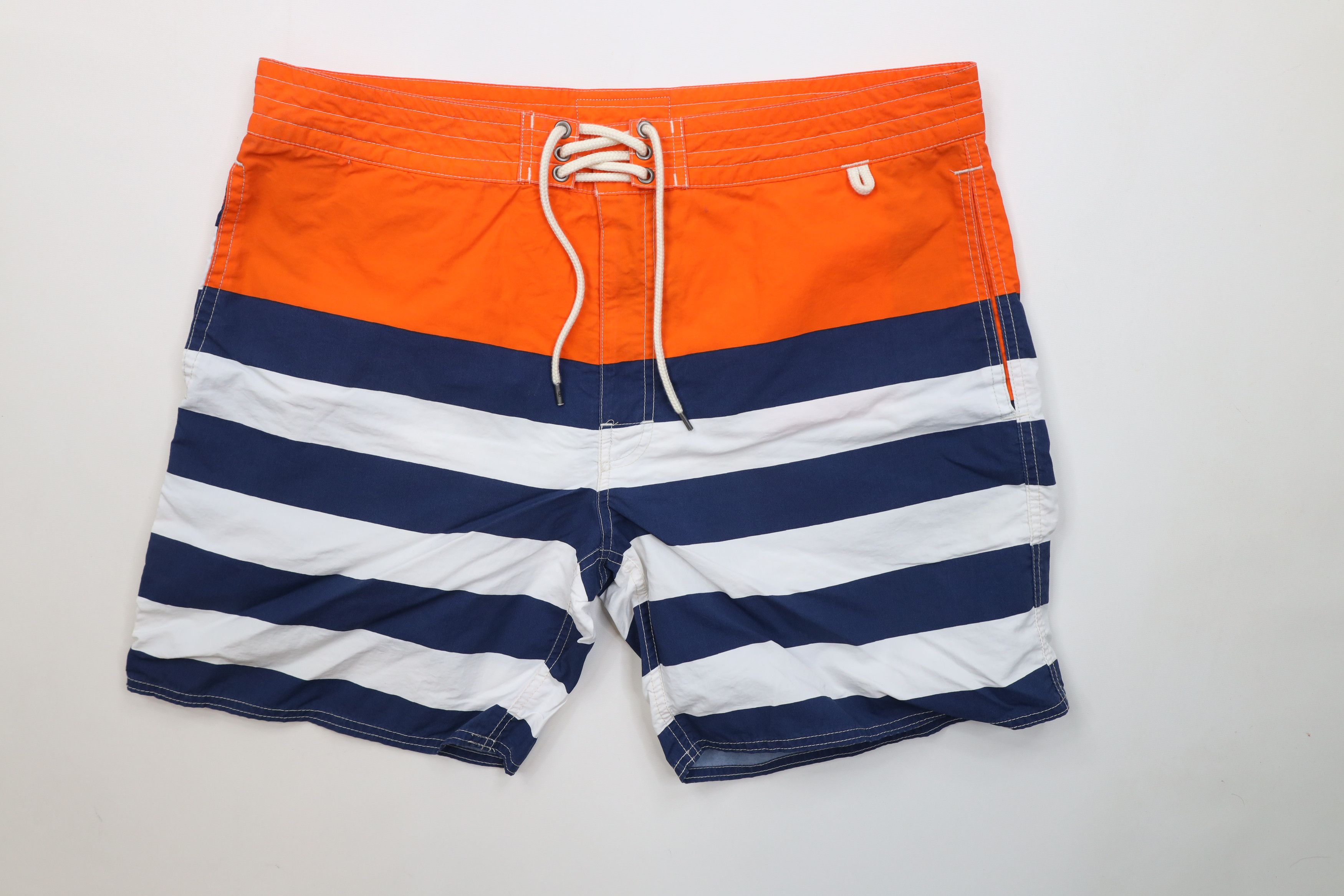 Ralph Lauren Vintage 90s Ralph Lauren Block Board Shorts Swim Trunks Size US 36 / EU 52 - 1 Thumbnail