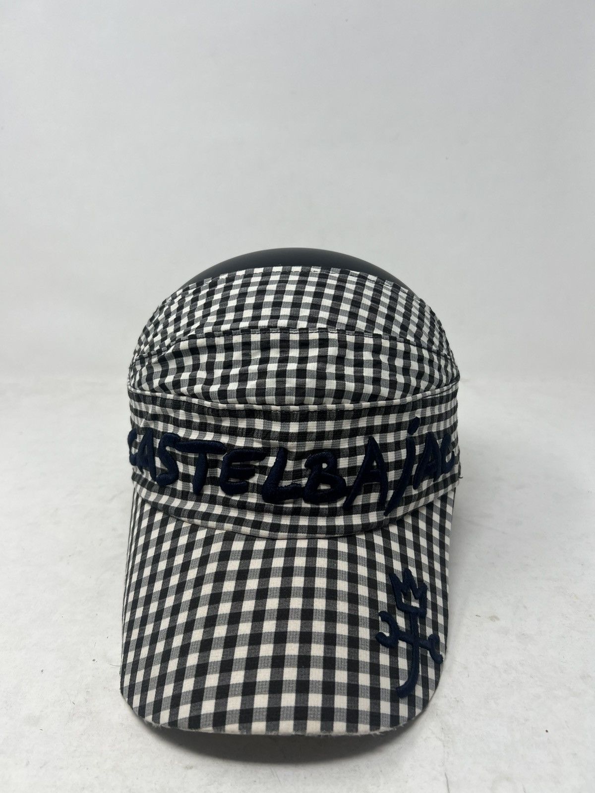 Jean Charles De Castelbajac Jean Charles de Castelbajac Gingham Visor Hat Size ONE SIZE - 5 Thumbnail
