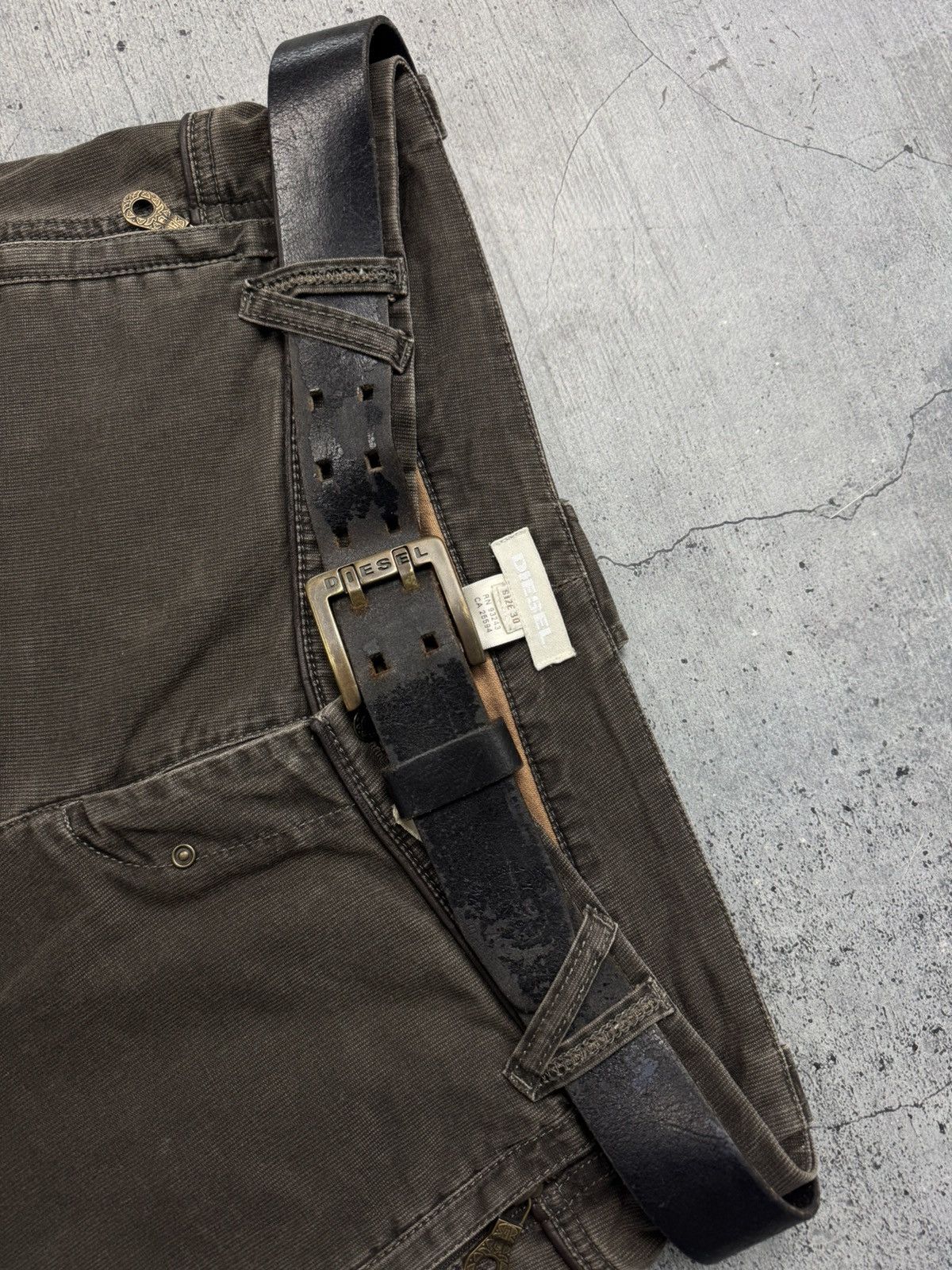 Diesel Diesel vintage belt rare Y2K leather Size ONE SIZE - 3 Thumbnail
