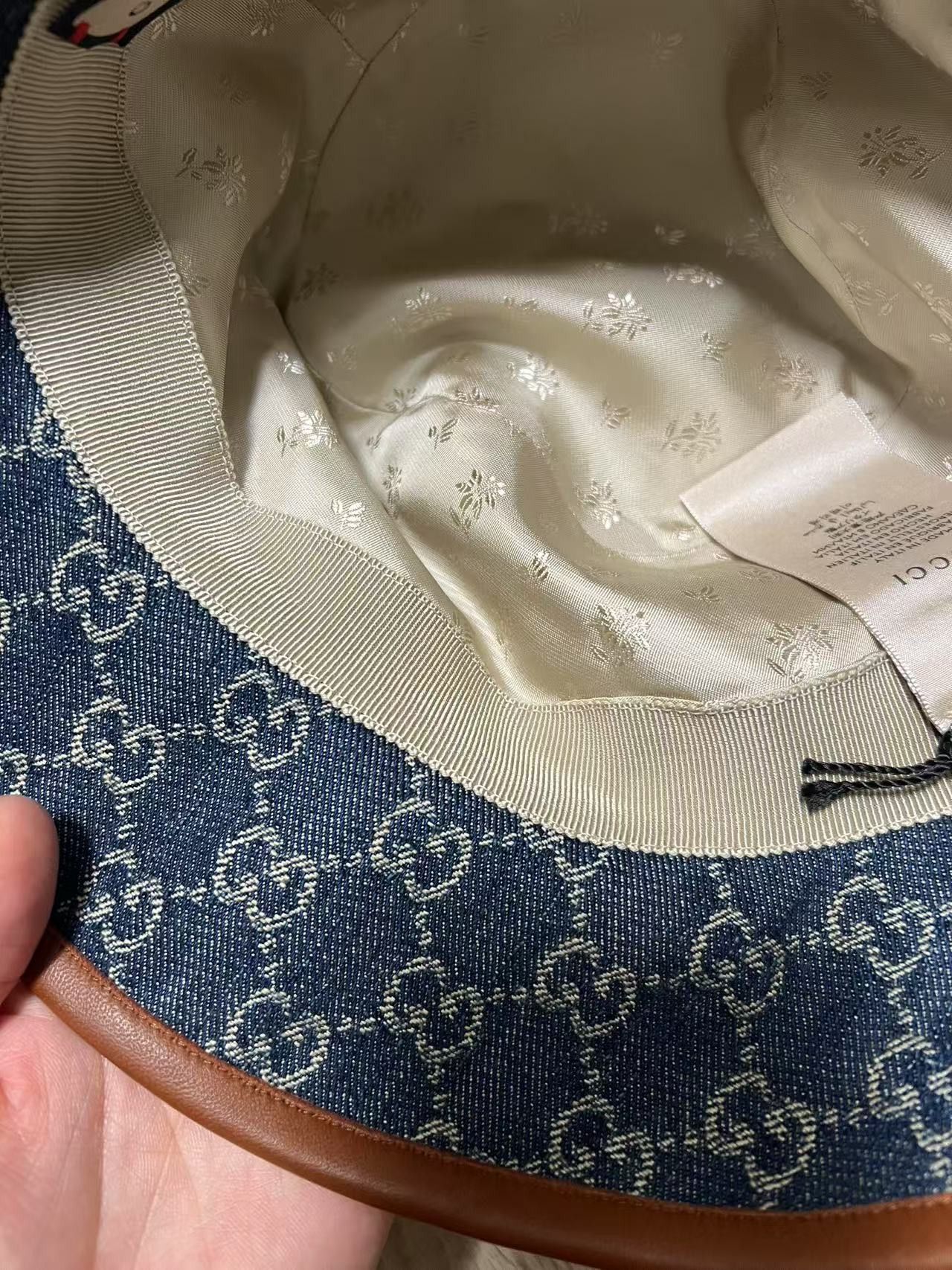 Gucci Gucci GG Denim Bucket Hat Size ONE SIZE - 10 Thumbnail