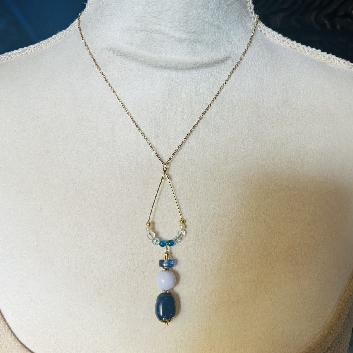 Handmade Handcrafted vintage bead changeable charm pendant necklace Size ONE SIZE - 3 Thumbnail