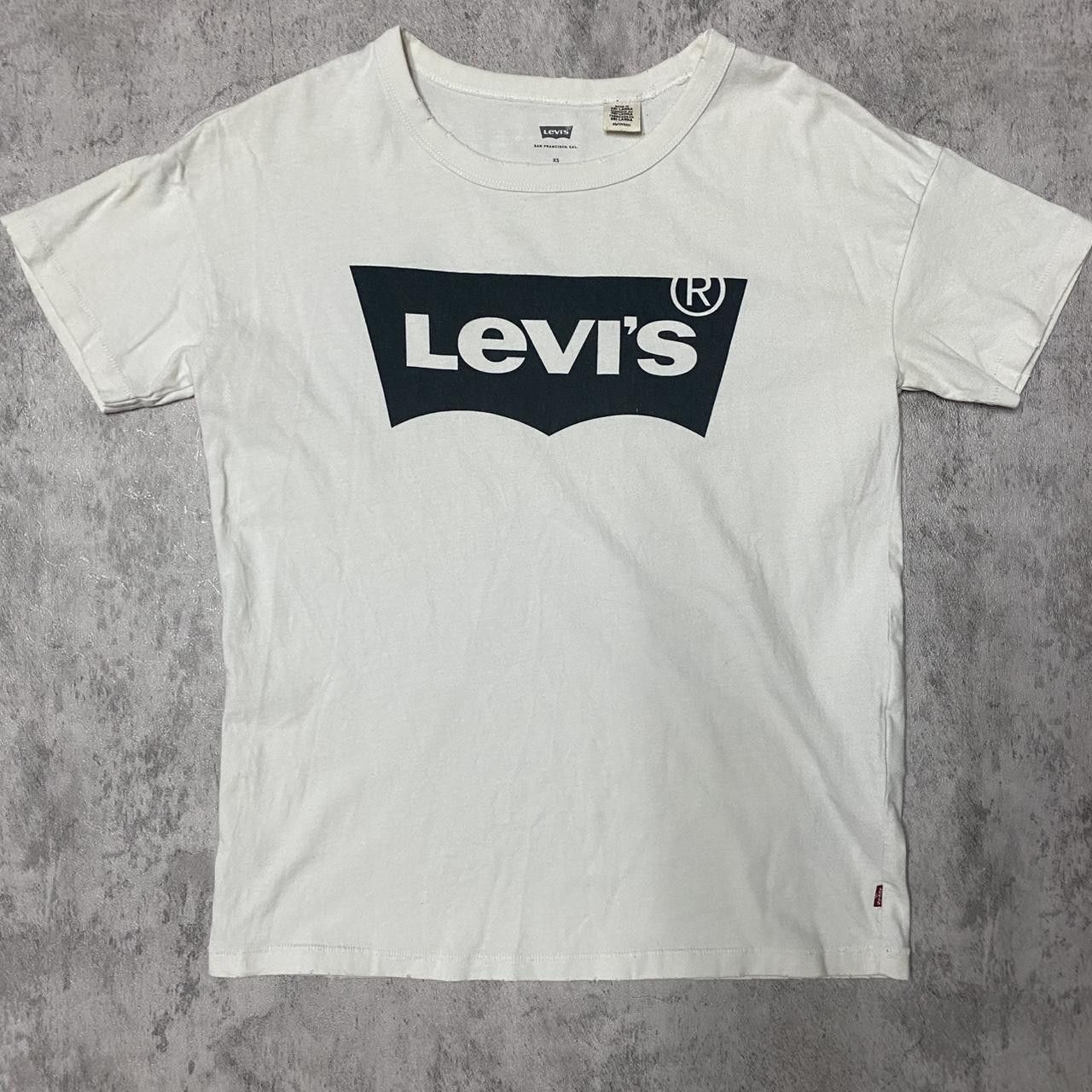 Levi's Levi's white and black cotton streetwear tee #streetwear Size US XS / EU 42 / 0 - 1 Thumbnail