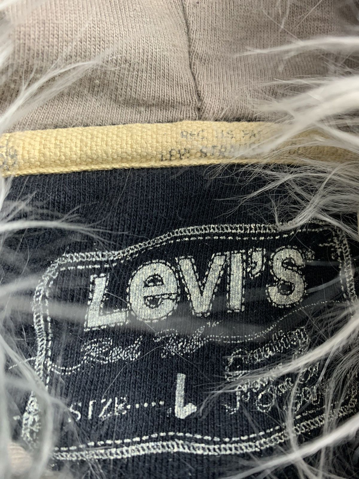 Levi's ARCHIVE VINTAGE LEVI’S OUTER SEAM FUR HOODIE JAPAN STYLE Size US L / EU 52-54 / 3 - 11 Thumbnail