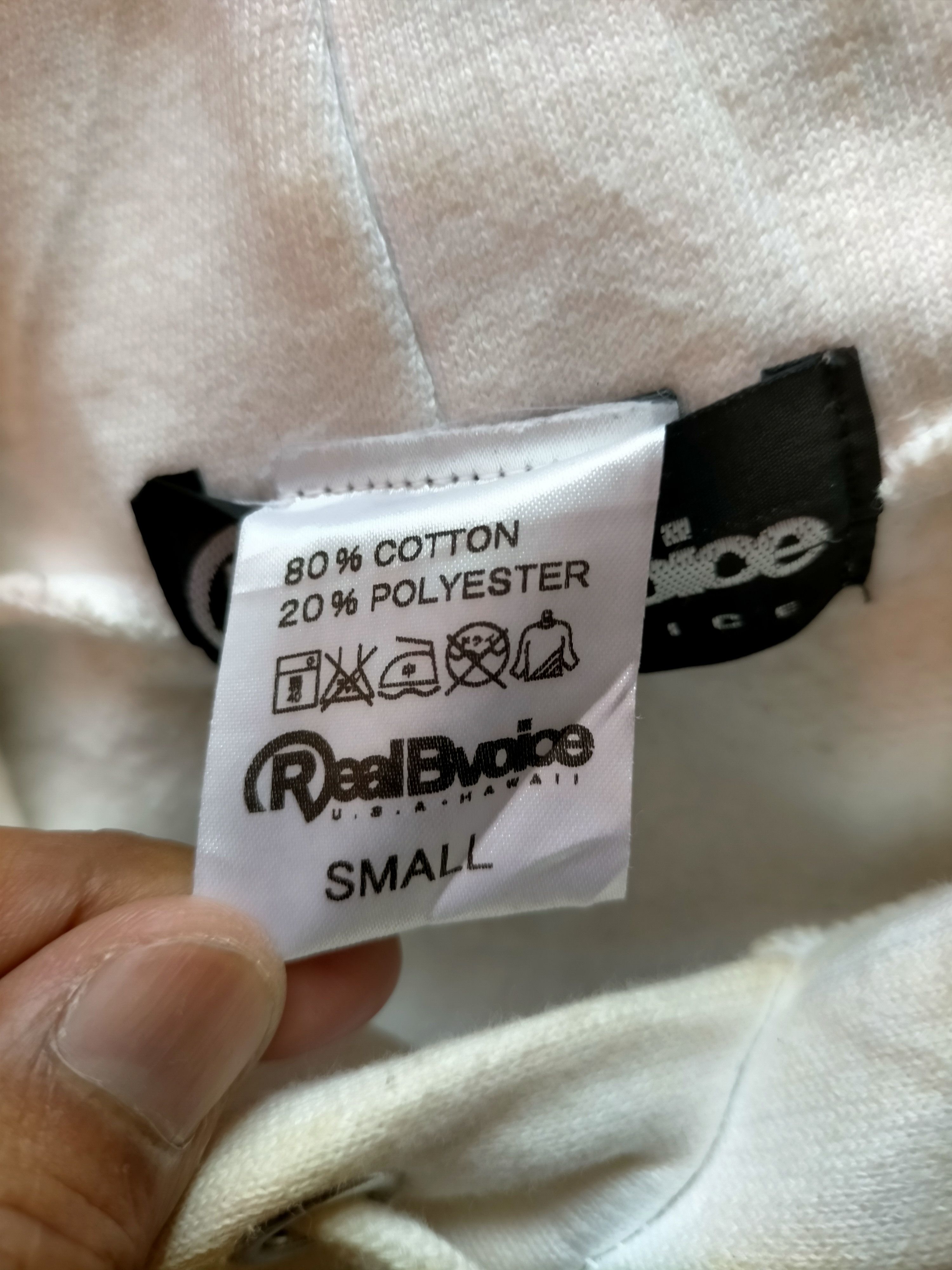Japanese Brand Real Bvoice Sweatshirt Hoodie White Size S Size US S / EU 44-46 / 1 - 11 Thumbnail