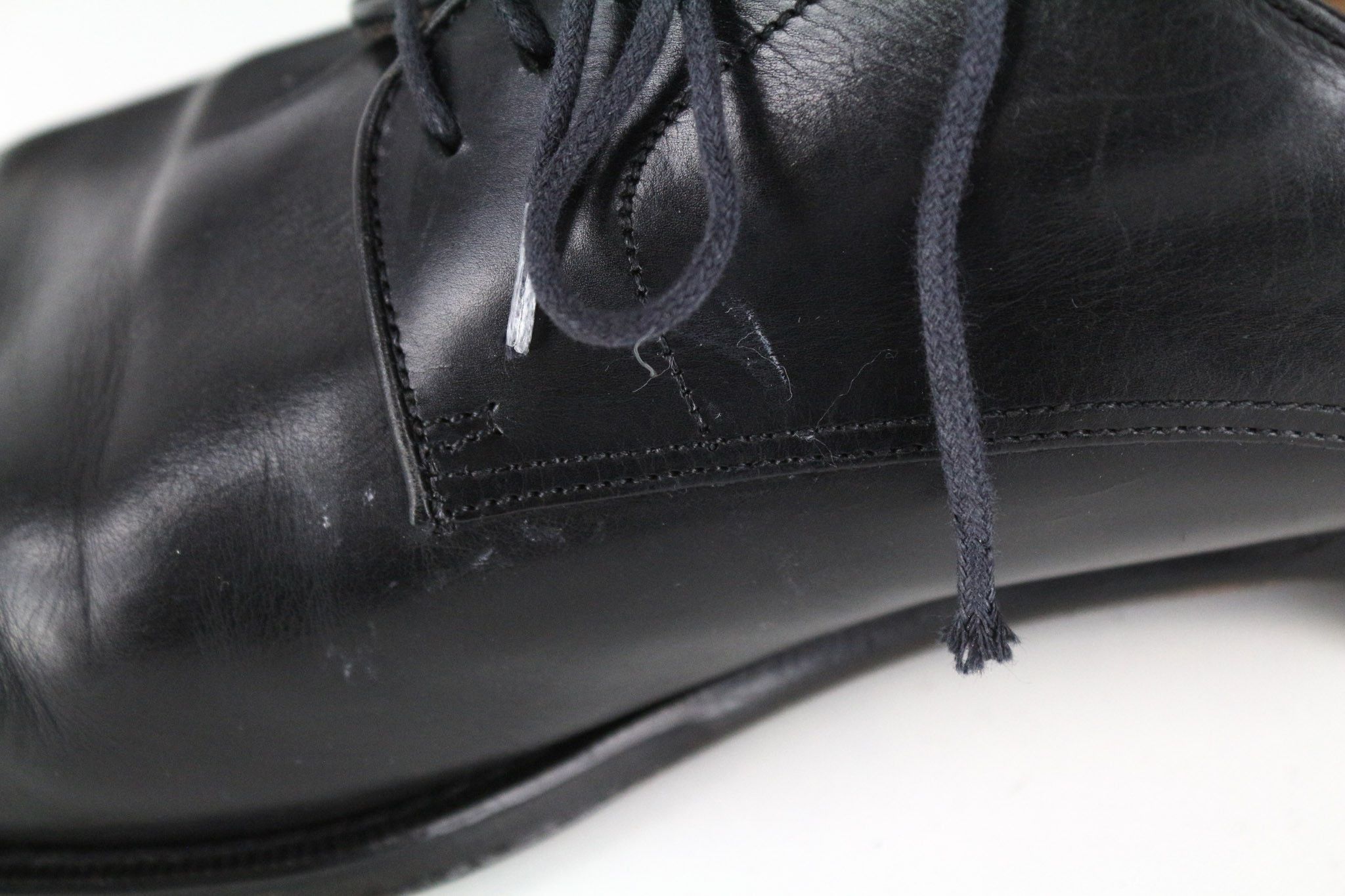 Suitsupply EU42.5 Black Leather Laced Low-Top 72741 Size US 9.5 / EU 42-43 - 12 Thumbnail