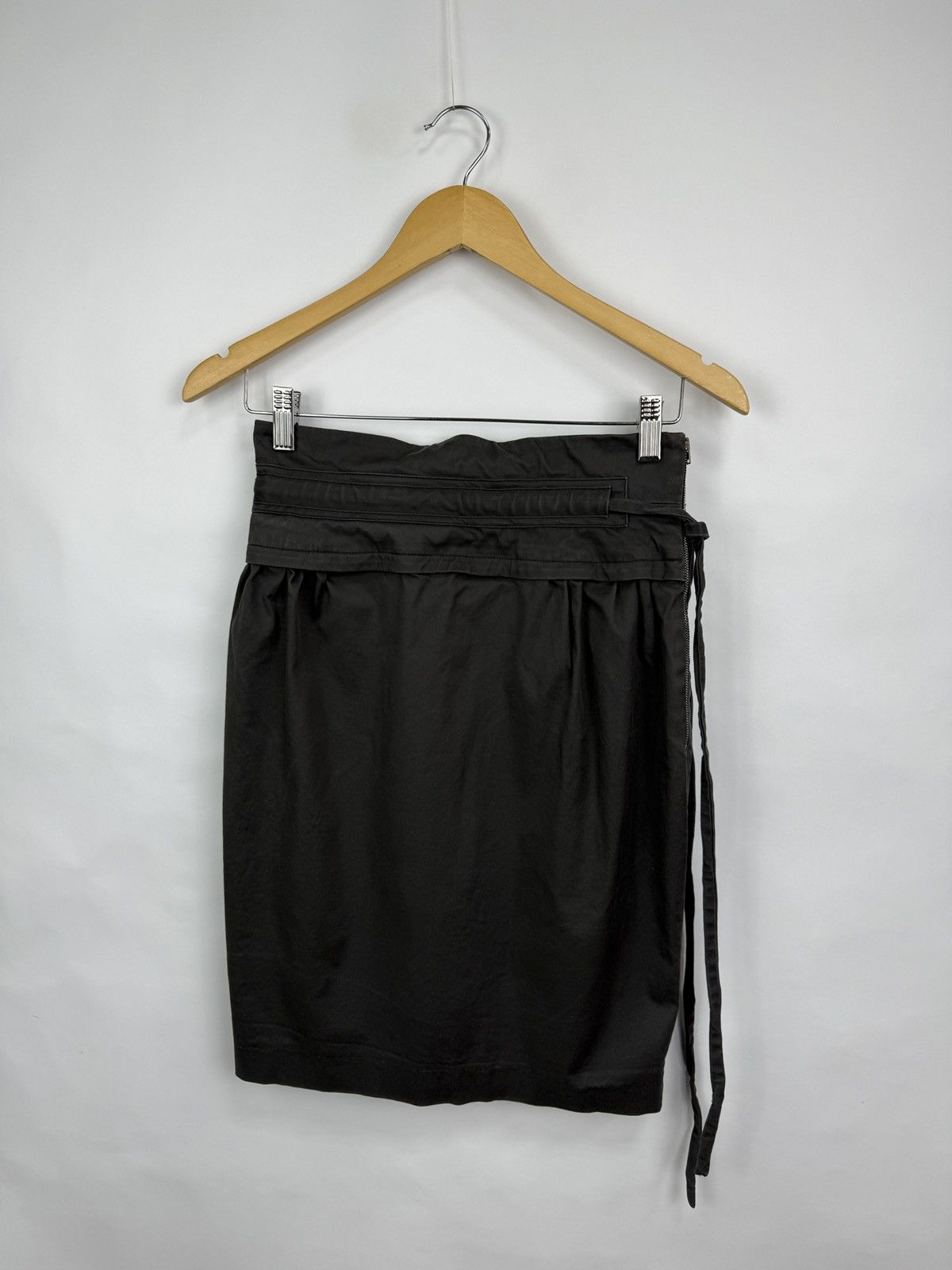 Stella McCartney 🇬🇧 Opium Style Stella McCartney High-Waisted Belted Skirt Y2K Size 27" / US 4 / IT 40 - 2 Thumbnail