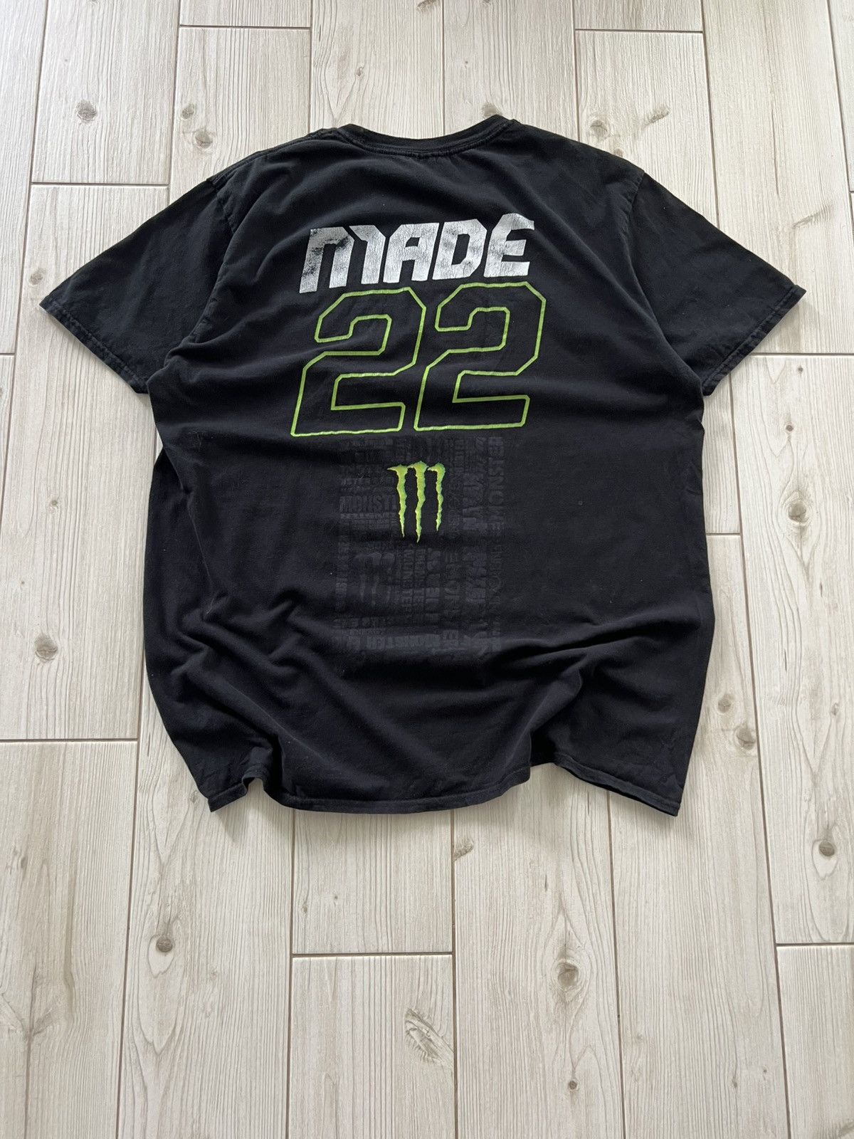 Vintage Vintage Y2K Monster Energy T-Shirt Size US L / EU 52-54 / 3 - 6 Thumbnail