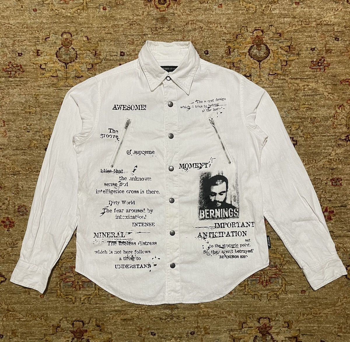 BERNINGS SHO BERNINGS SHO ZIPPER SHIRT Size US L / EU 52-54 / 3 - 1 Thumbnail