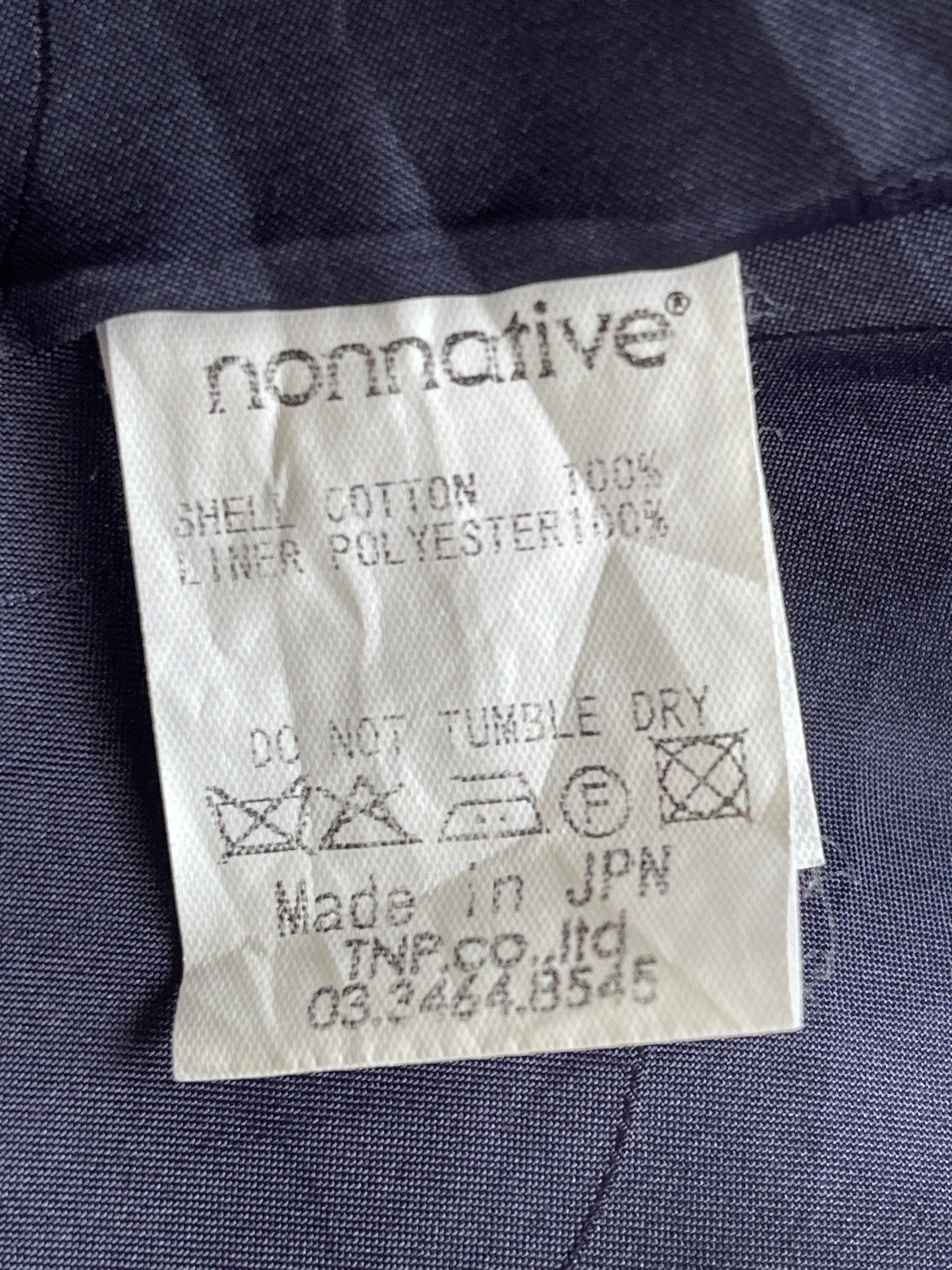 Nonnative Nonnactive Attachment Indigo Zipper Tailored Jacket Size US S / EU 44-46 / 1 - 8 Thumbnail