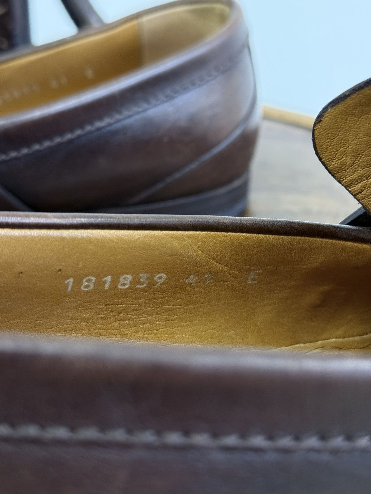 Gucci Gucci Brown Leather Loafer Shoes Size US 8 / EU 41 - 8 Thumbnail