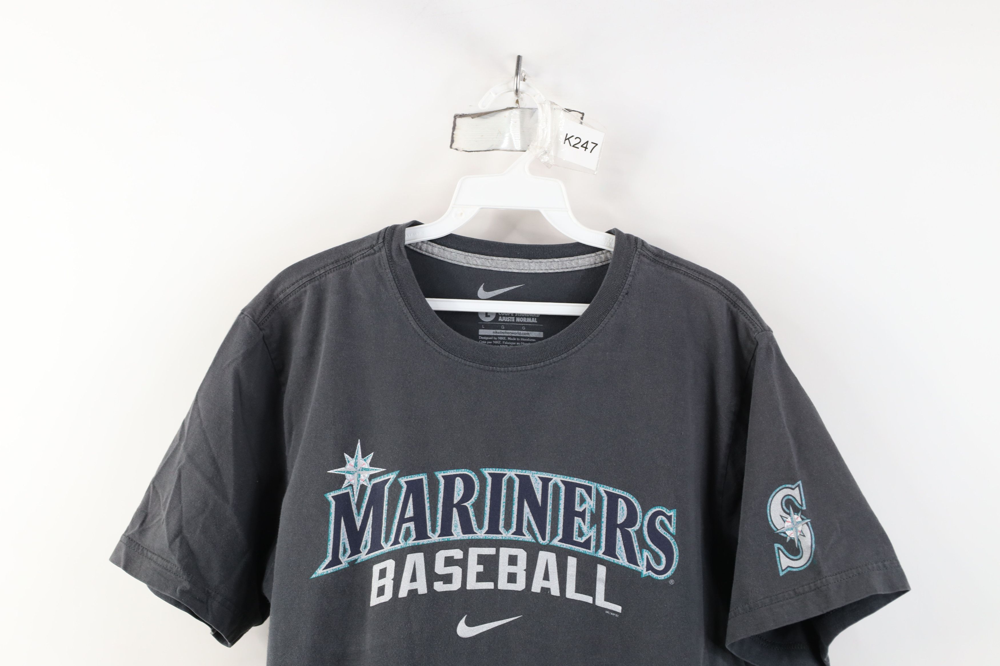 Nike Vintage Y2K Nike Swoosh Seattle Mariners Baseball T-Shirt Size US L / EU 52-54 / 3 - 2 Thumbnail