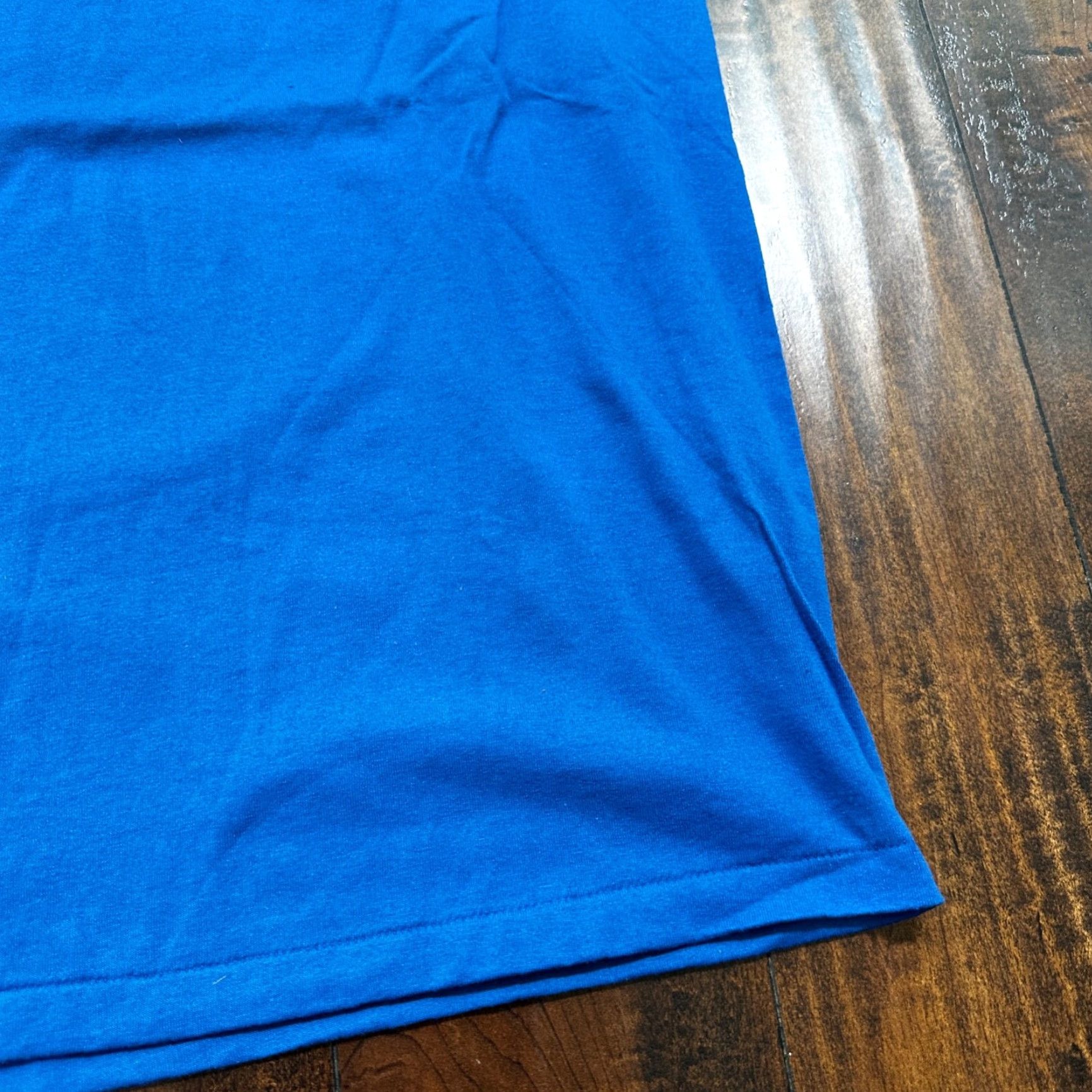 Delta VINTAGE Delta Alabama T Shirt Band Rock Travel USA Blue Short Sleeve Crew Neck Men L Size US L / EU 52-54 / 3 - 6 Thumbnail