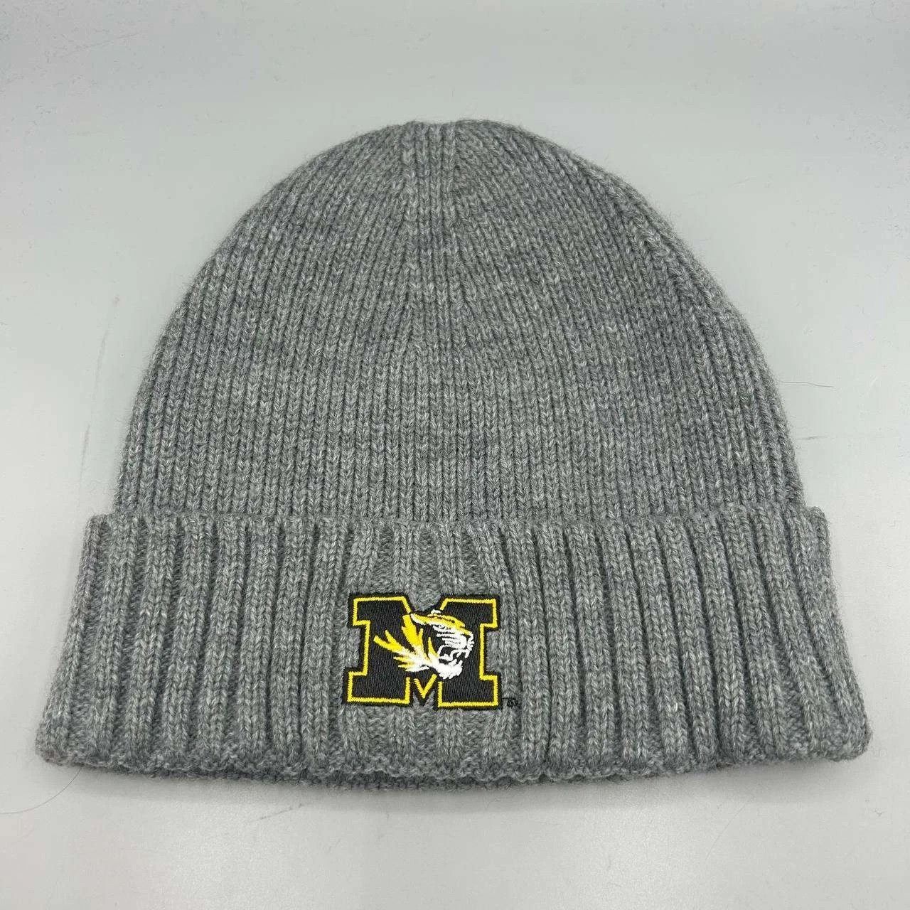 The Game Missouri Tigers NCAA Hat Men Gray The Game Cuffed Beanie Cap Size ONE SIZE - 1 Thumbnail
