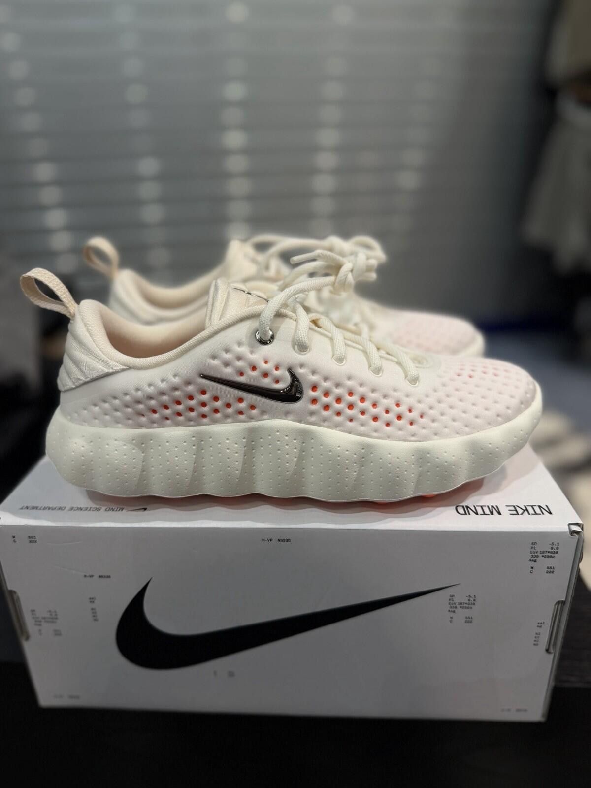 Nike Size 8W - Nike Mind 002 Women's Sail HQ4310-100 BRAND NEW Size US 8 / IT 38 - 1 Thumbnail