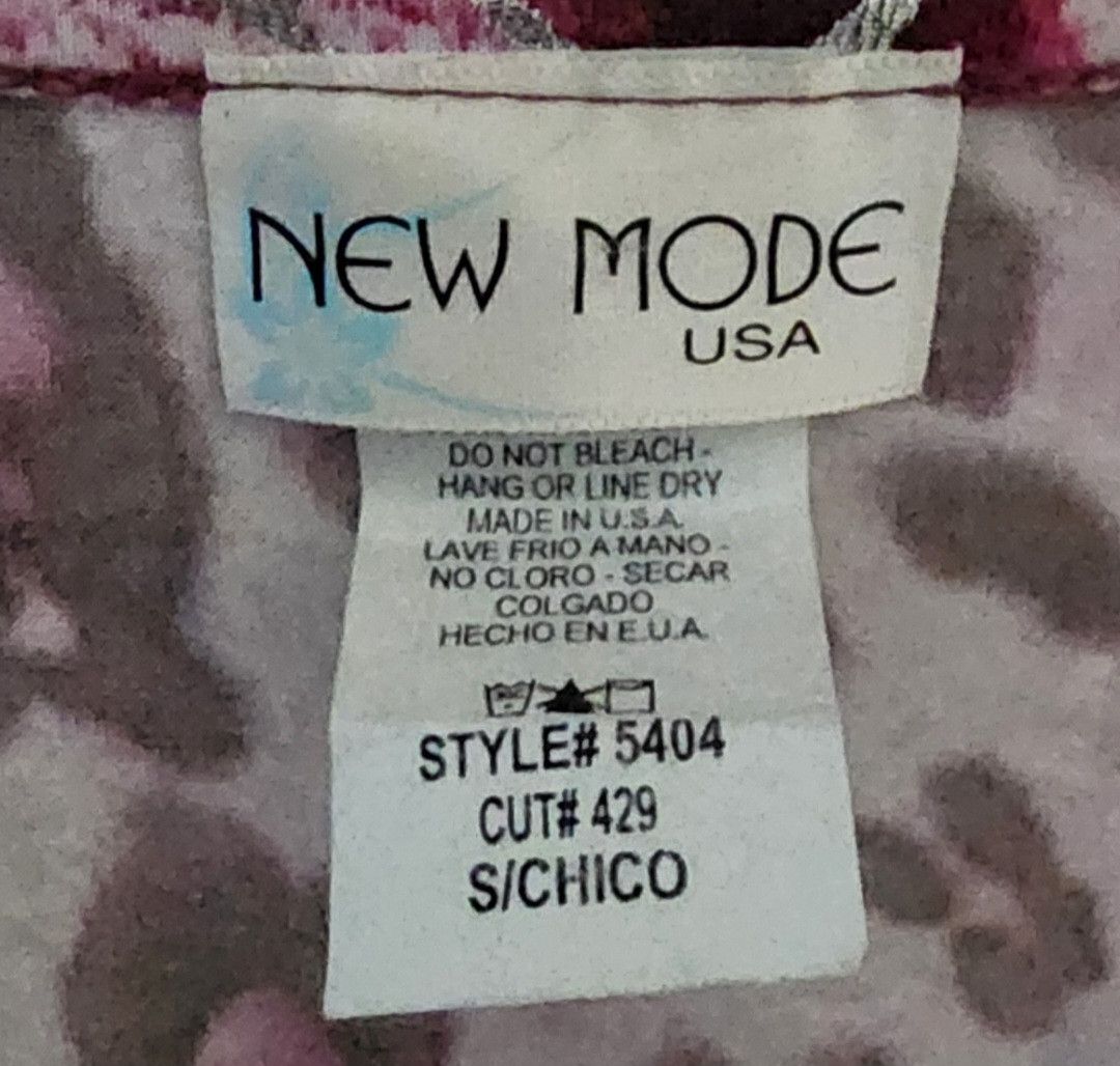 Other NWOT Mode Flutter Burgundy Silver Leopard Tie Dye Top S Size S / US 4 / IT 40 - 4 Thumbnail