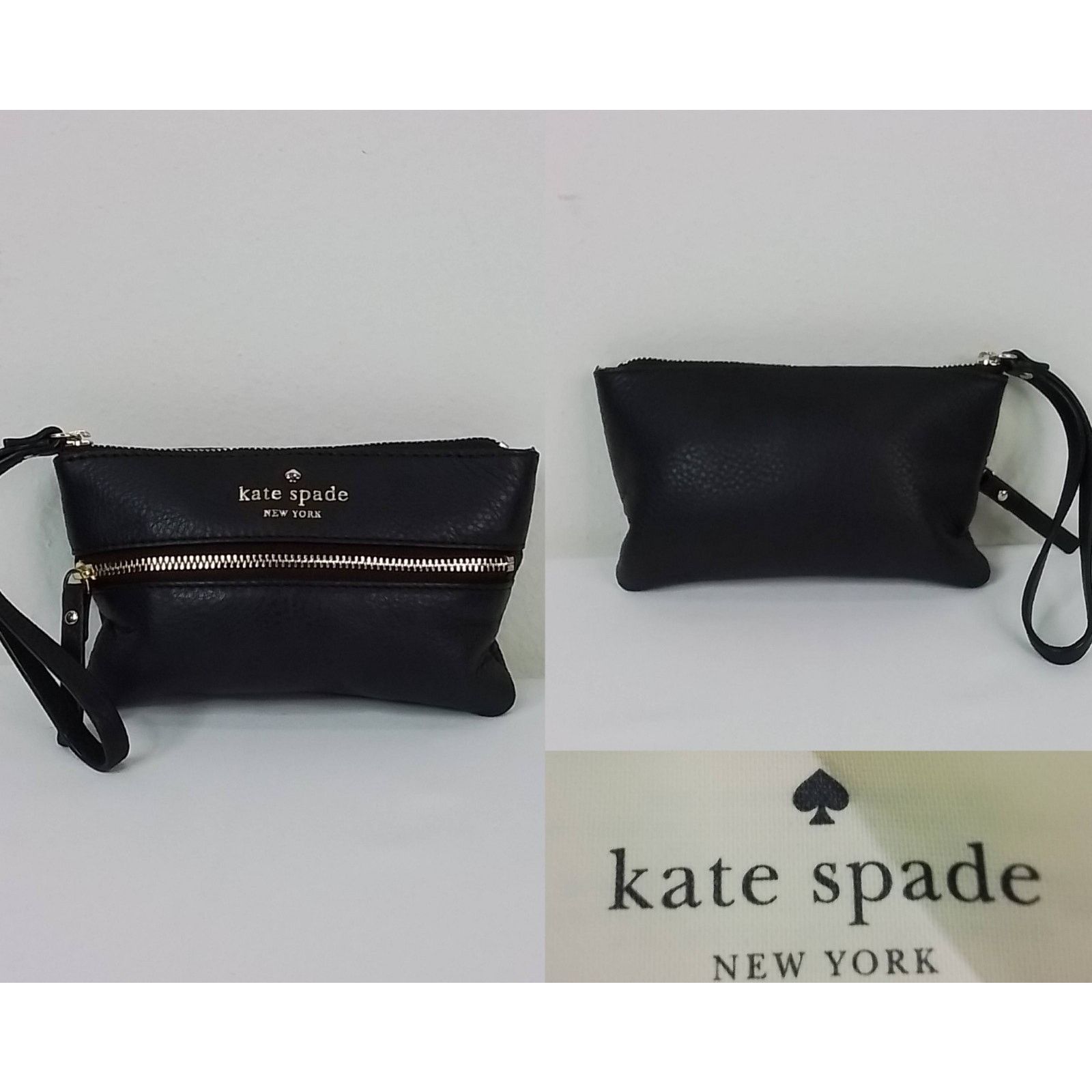 Kate Spade Kate Spade New York Wallet Mini Purse Black Wristlet Size ONE SIZE - 1 Thumbnail