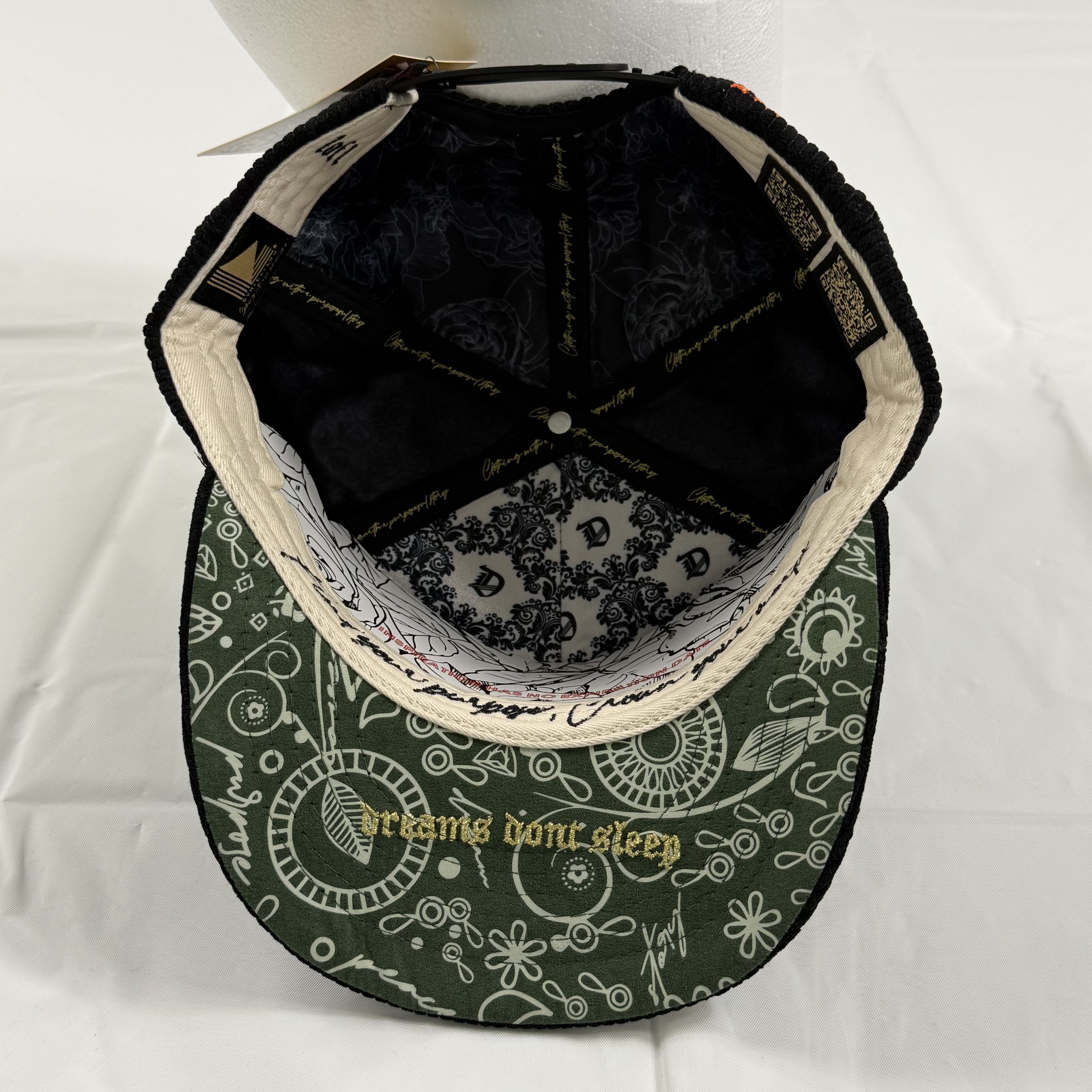 Other Dvniel Dreams Dont Sleep SF Bay Area Corduroy Snapback Size ONE SIZE - 8 Thumbnail