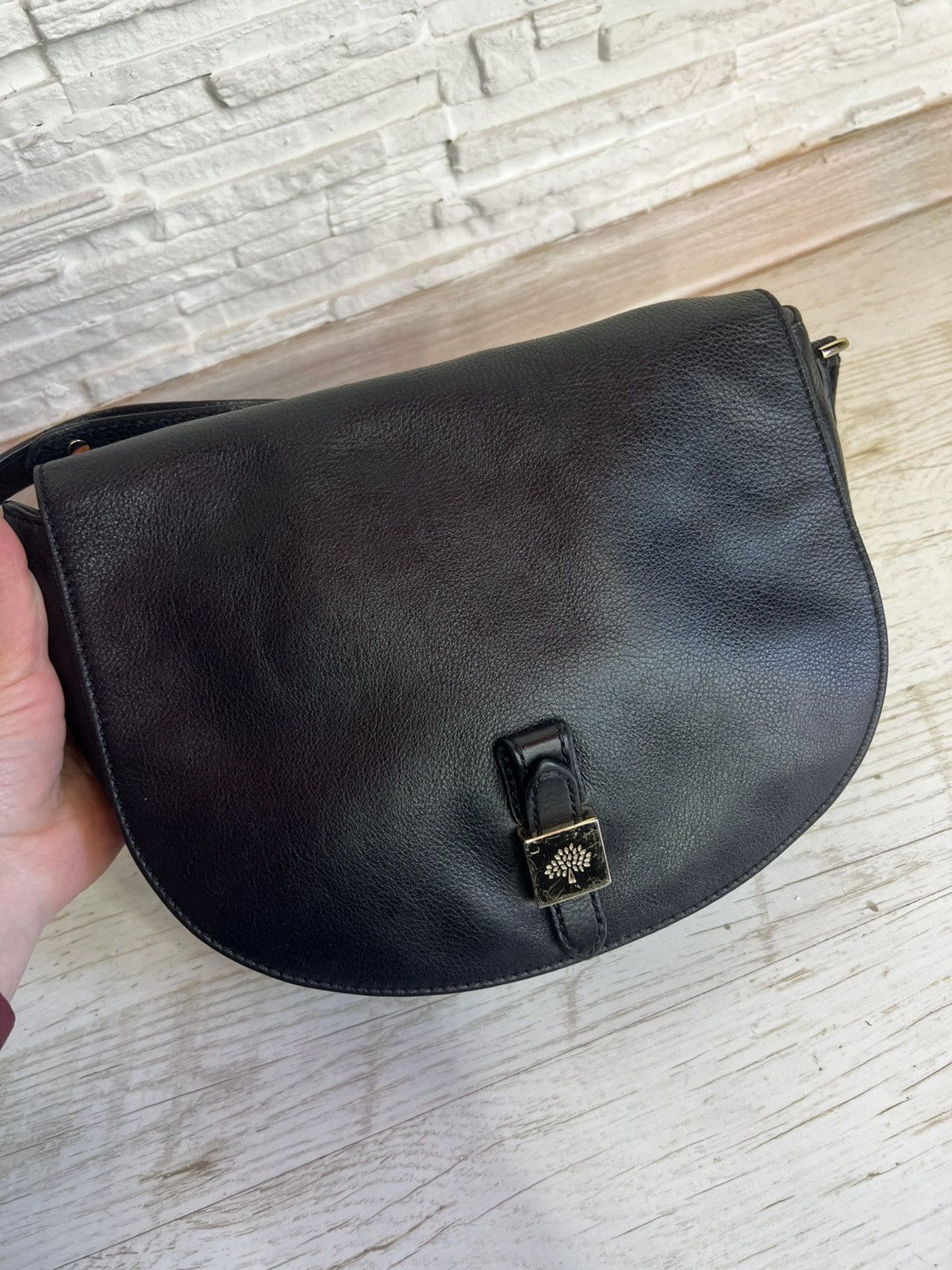 Mulberry Mulberry Tessie Black Leather Crossbody Bag Size ONE SIZE - 3 Thumbnail