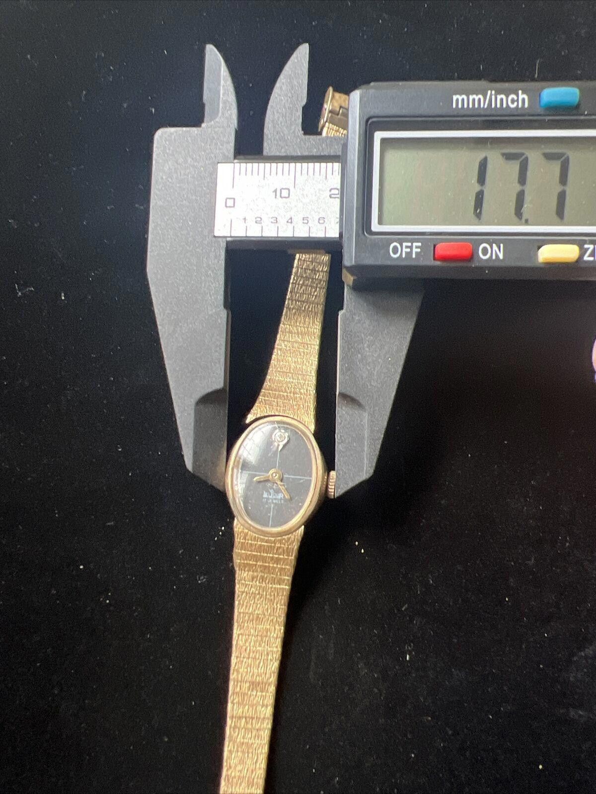 Designer Vtg Le Jour Women's watch 17 Jewels 10K RPG Manual Wind Size ONE SIZE - 3 Thumbnail