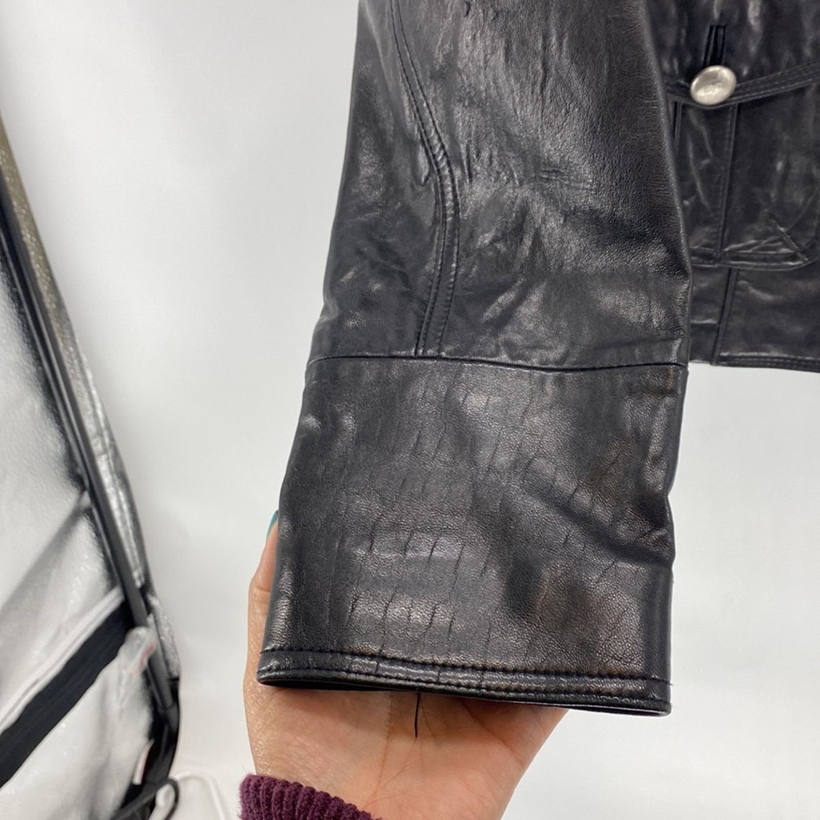 Nine West Nine West vintage Y2K 90s soft black leather jacket size l Size L / US 10 / IT 46 - 8 Thumbnail