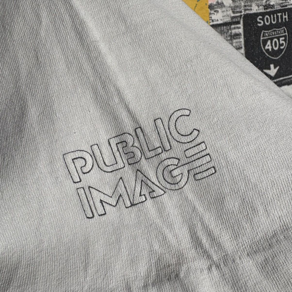 Vintage Vintage 90s Public Image Skate Los Angeles City Graphic Tee Size US XL / EU 56 / 4 - 5 Thumbnail