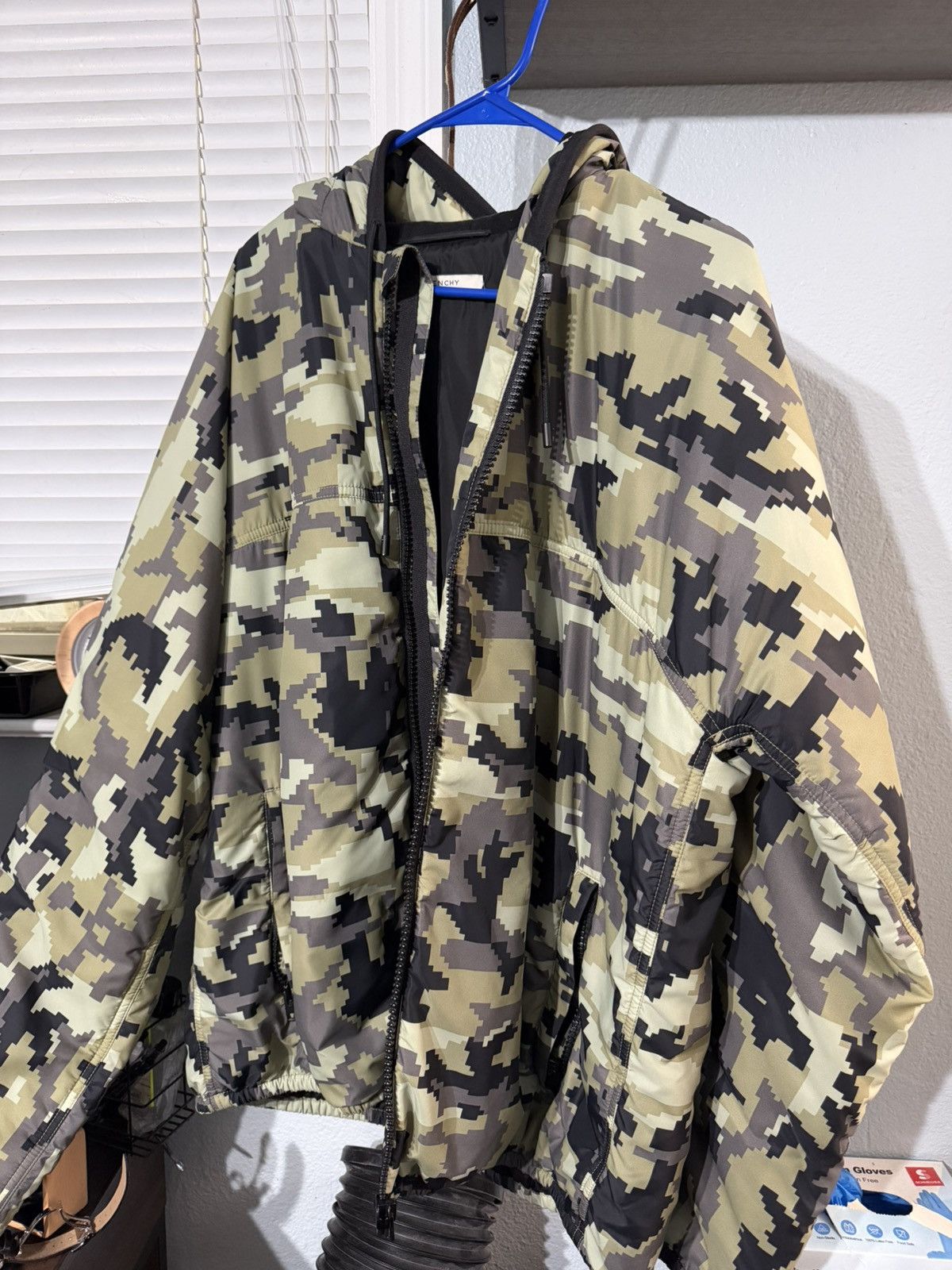 Pre-owned Givenchy Digital Camo Jacket In Green