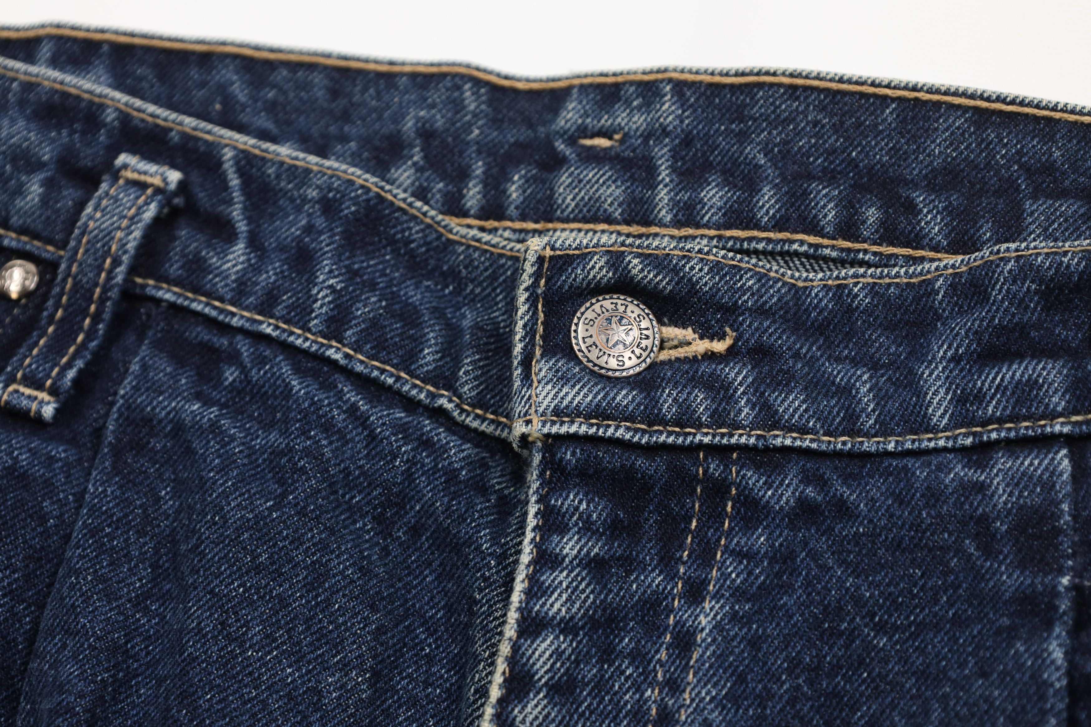 Levi's Vintage 80s Levis Straight Leg Denim Jeans Blue Cotton USA Size US 36 / EU 52 - 7 Thumbnail