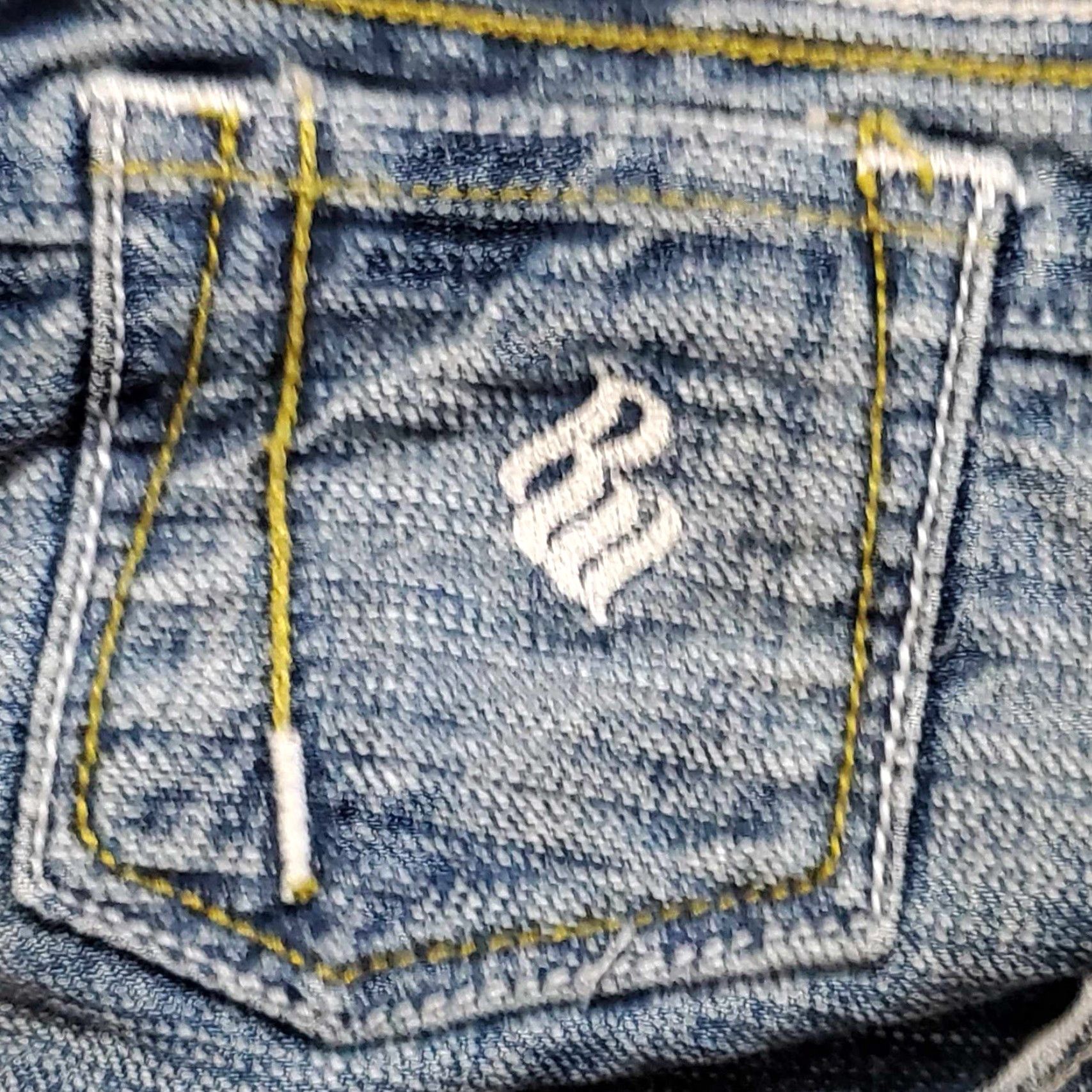 Rocawear VINTAGE Rocawear Hip Hop Jeans - Denim Wide-Leg Baggy 32 x 33 Blue Dark Wash Mens Size US 32 / EU 48 - 6 Thumbnail