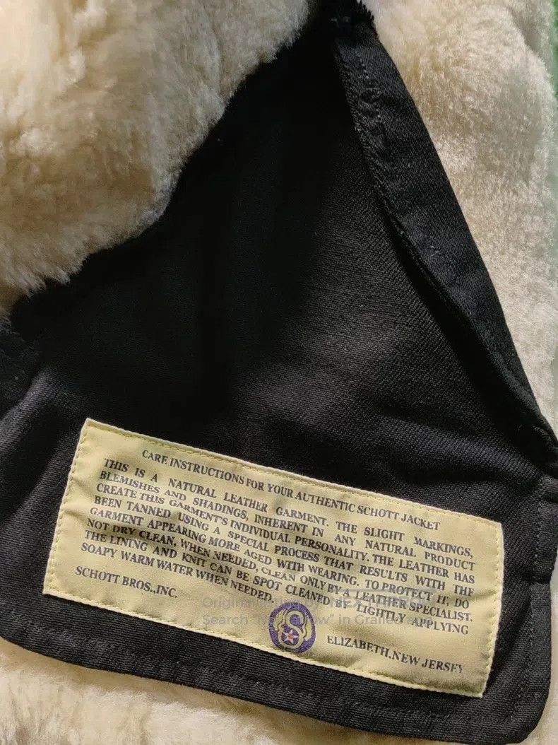 Schott Schott B3 flight suit fur is integrated Size US L / EU 52-54 / 3 - 3 Thumbnail