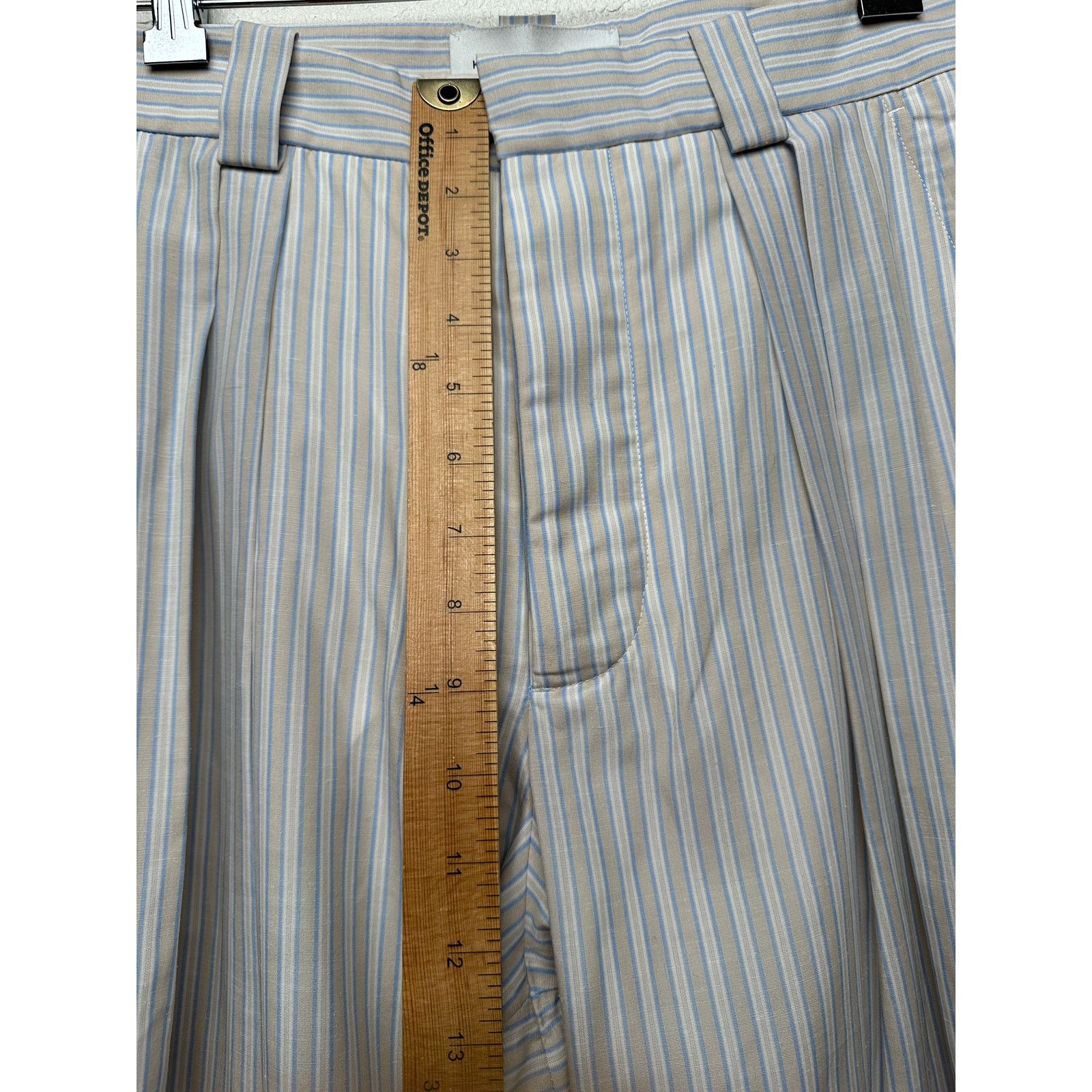 King & Tuckfield NWT King & Tuckfield Horizon Stripe Wide Leg Trouser US 30 Size US 30 / EU 46 - 13 Thumbnail