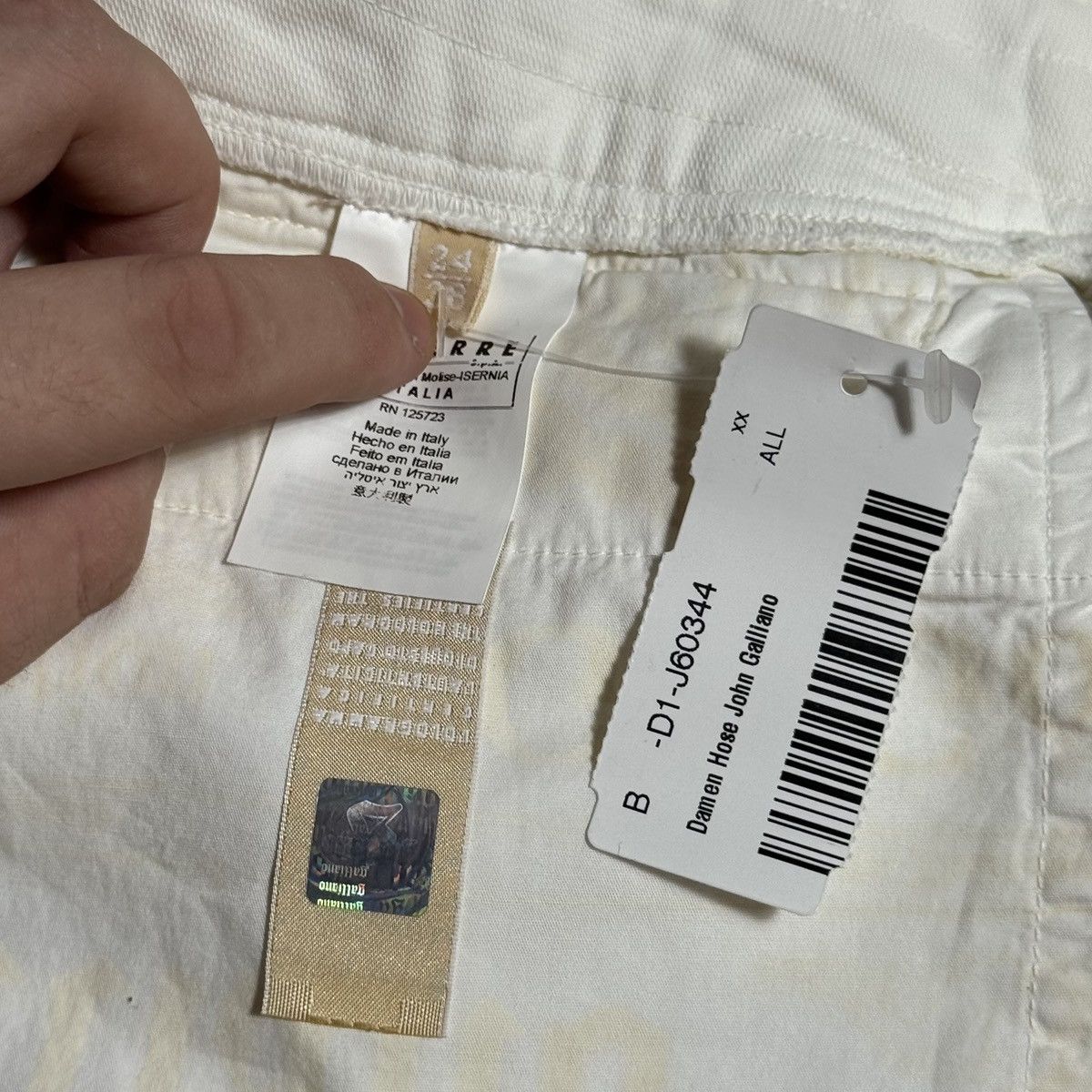John Galliano NEW Galliano Rare Hose Pants Size 24" / US 00 / IT 34 - 9 Thumbnail