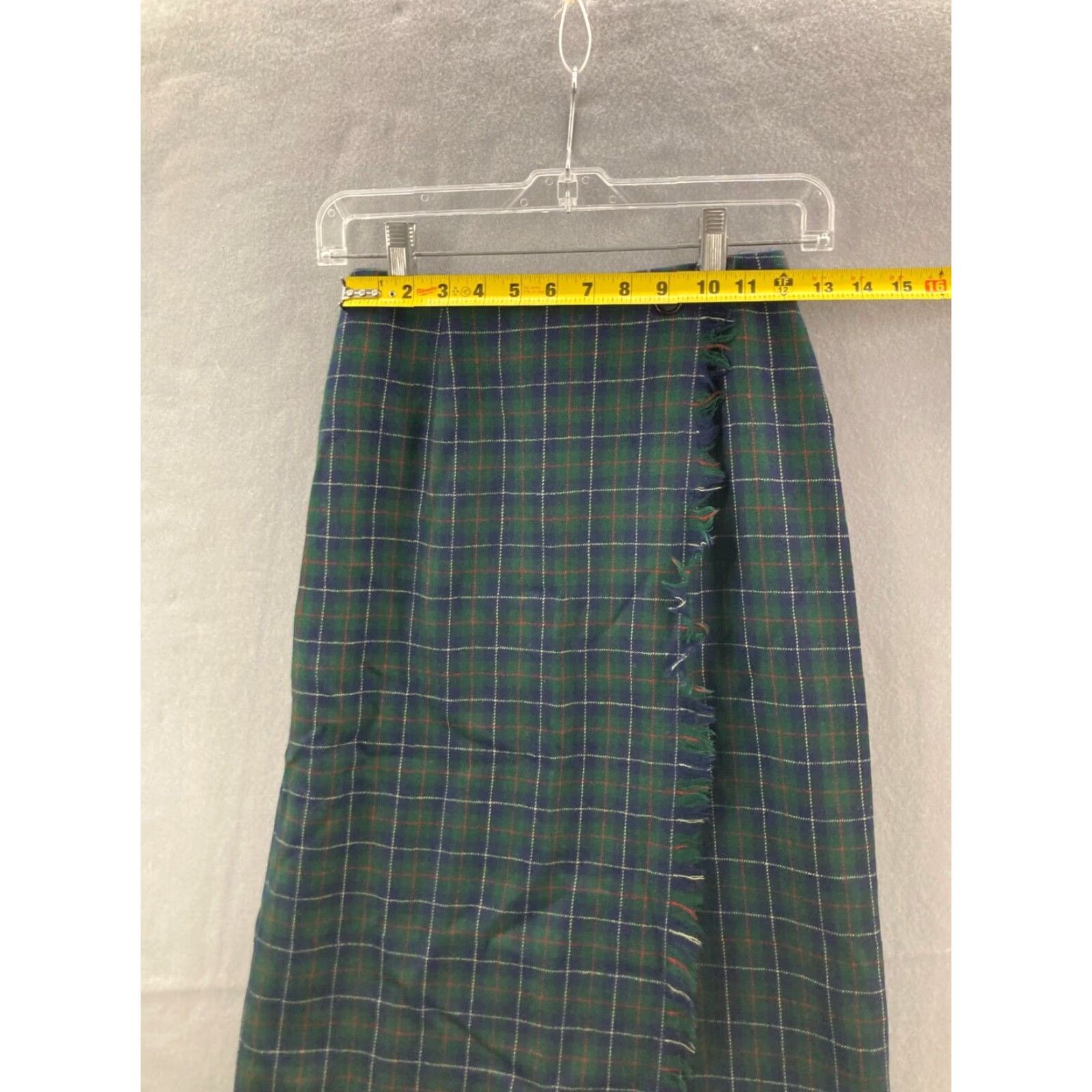 Talbots VINTAGE Talbots Womens Skirt Long Wool Plaid Tartan Petites High Rise All Seasons 2P Size 26" / US 2 / IT 38 - 2 Thumbnail