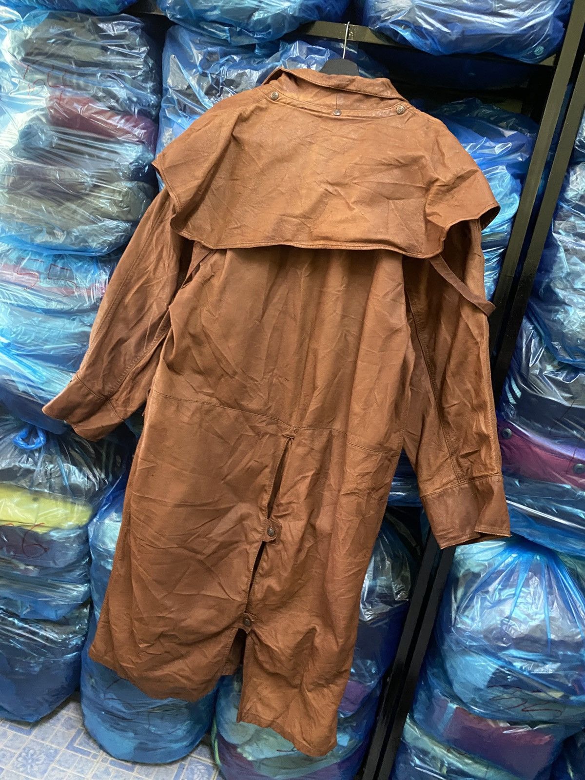 Marlboro Classics 1st Edition 80s Marlboro Classics Brown Cotton Duster Riding Size US L / EU 52-54 / 3 - 12 Thumbnail