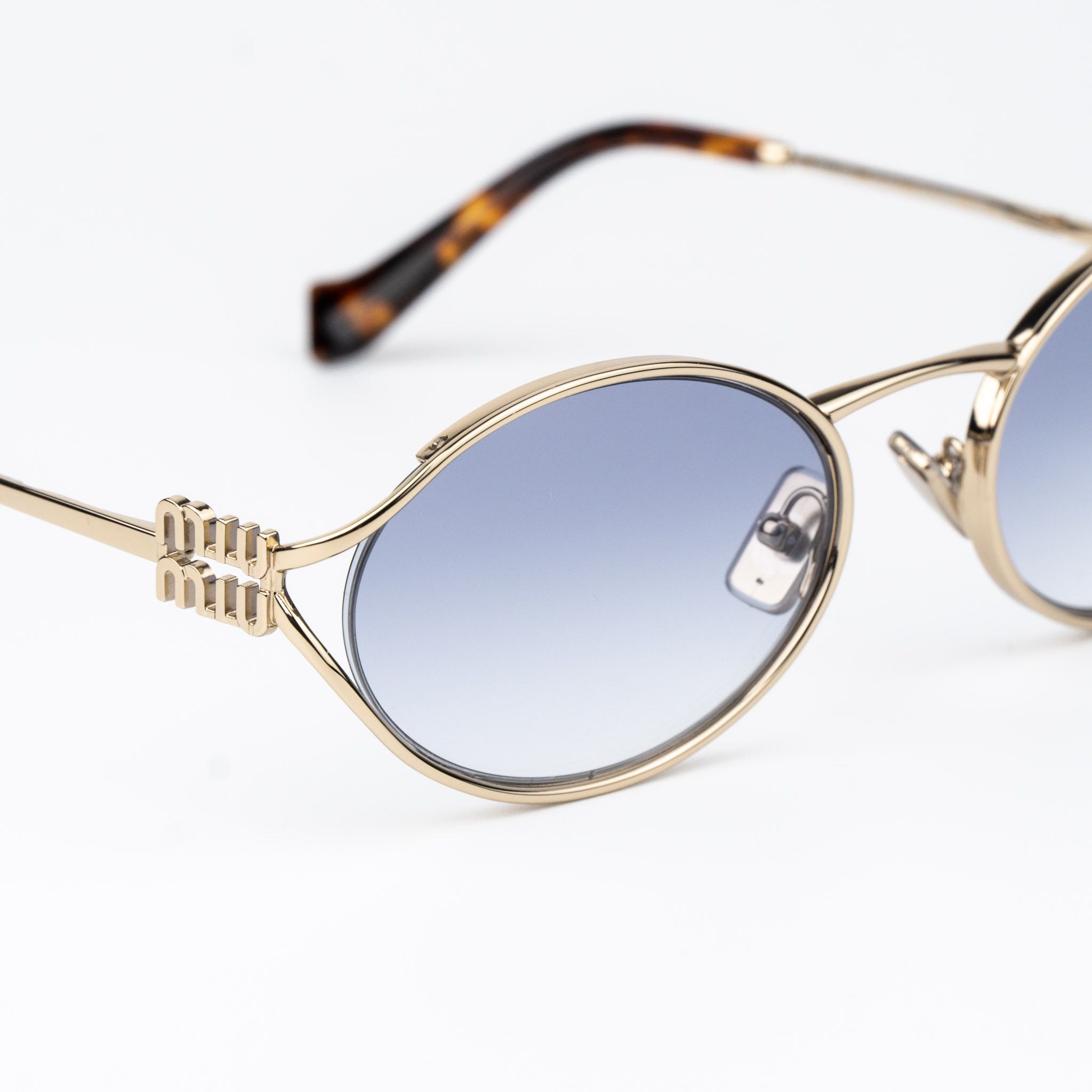 Miu Miu Miu Miu Women Sunglasses LOGO MU52YS ZVN80O NEW AUTHENTIC Size ONE SIZE - 5 Thumbnail