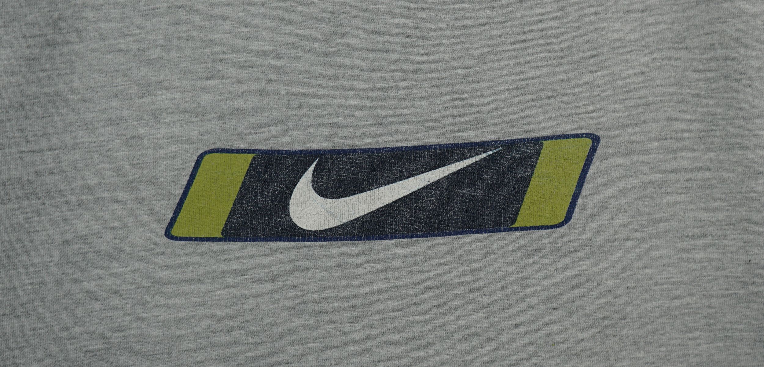 Nike × Vintage Vintage 1990s Nike Center Logo Swoosh T-Shirt Size US M / EU 48-50 / 2 - 2 Thumbnail