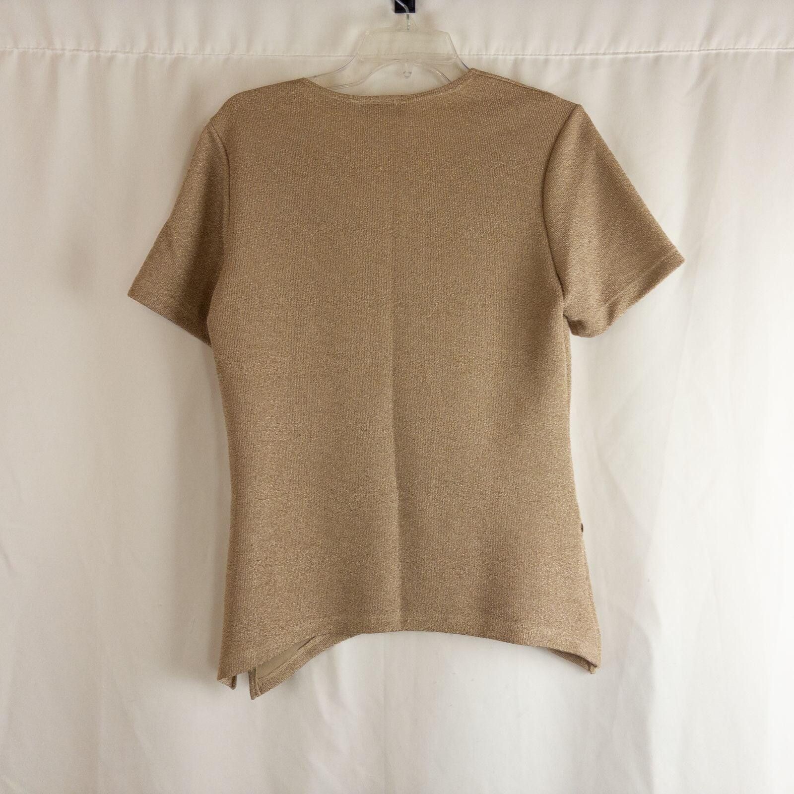 Other Maria Gabrielle Vintage Gold Cardigan Top Womens Medium Size M / US 6-8 / IT 42-44 - 8 Thumbnail