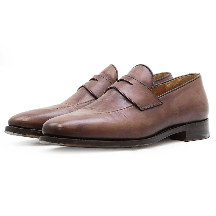 Other Bettanin & Venturi Leather Loafer Leather Shoes in Brown, Men's