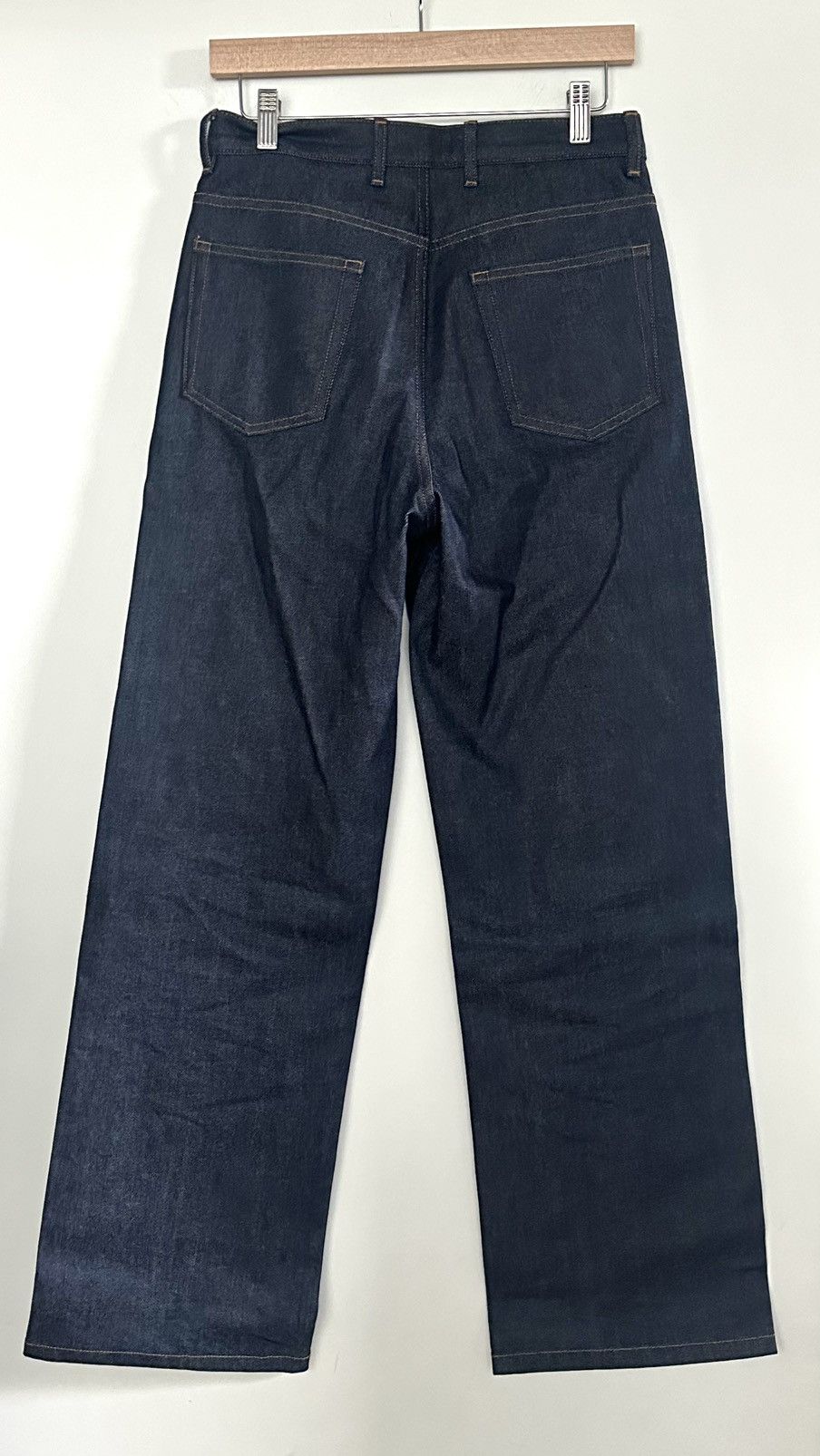 A.P.C. APC Wide Leg Aaron Raw Denim Jeans Size US 27 - 2 Thumbnail