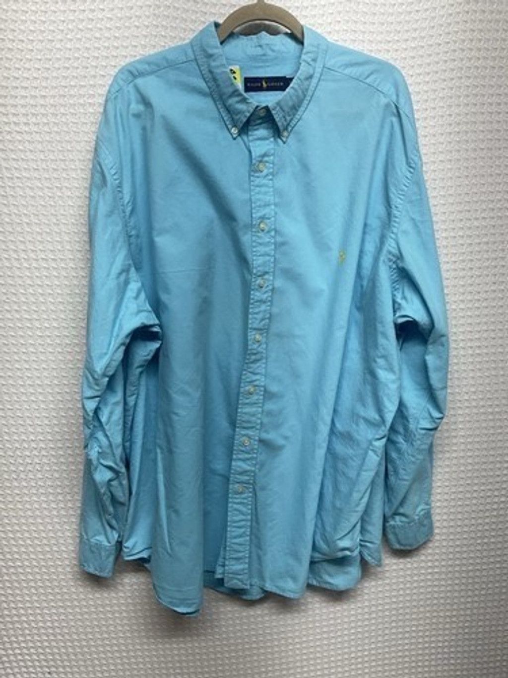 Ralph Lauren Ralph Lauren Blue Cotton Long Sleeve Button Up Shirt Men 3XB Size US XXL / EU 58 / 5 - 9 Thumbnail