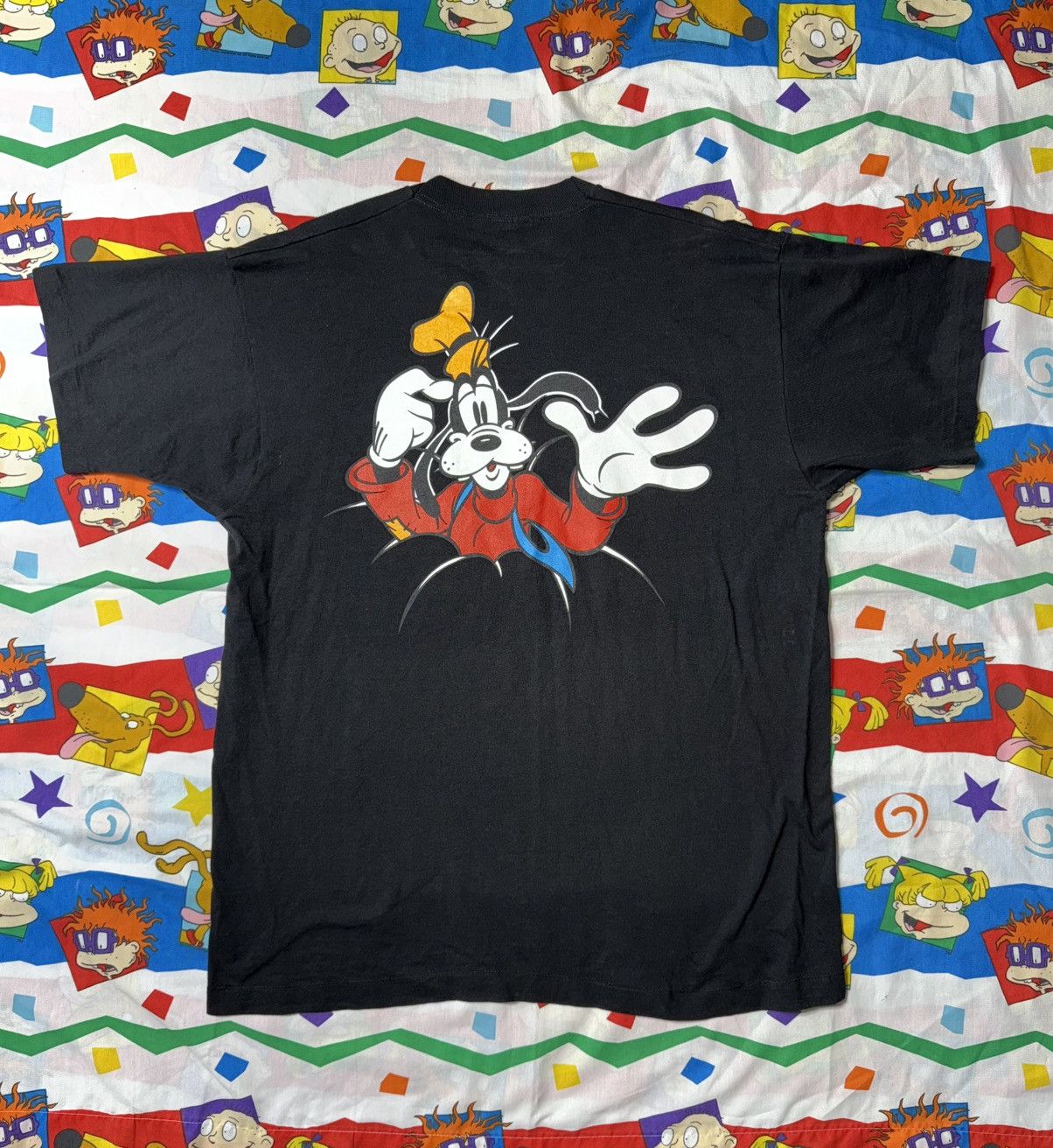 Disney Vintage 90s Mickey & Co Shirt OSFA Goofy T-Shirt Size US XL / EU 56 / 4 - 3 Thumbnail