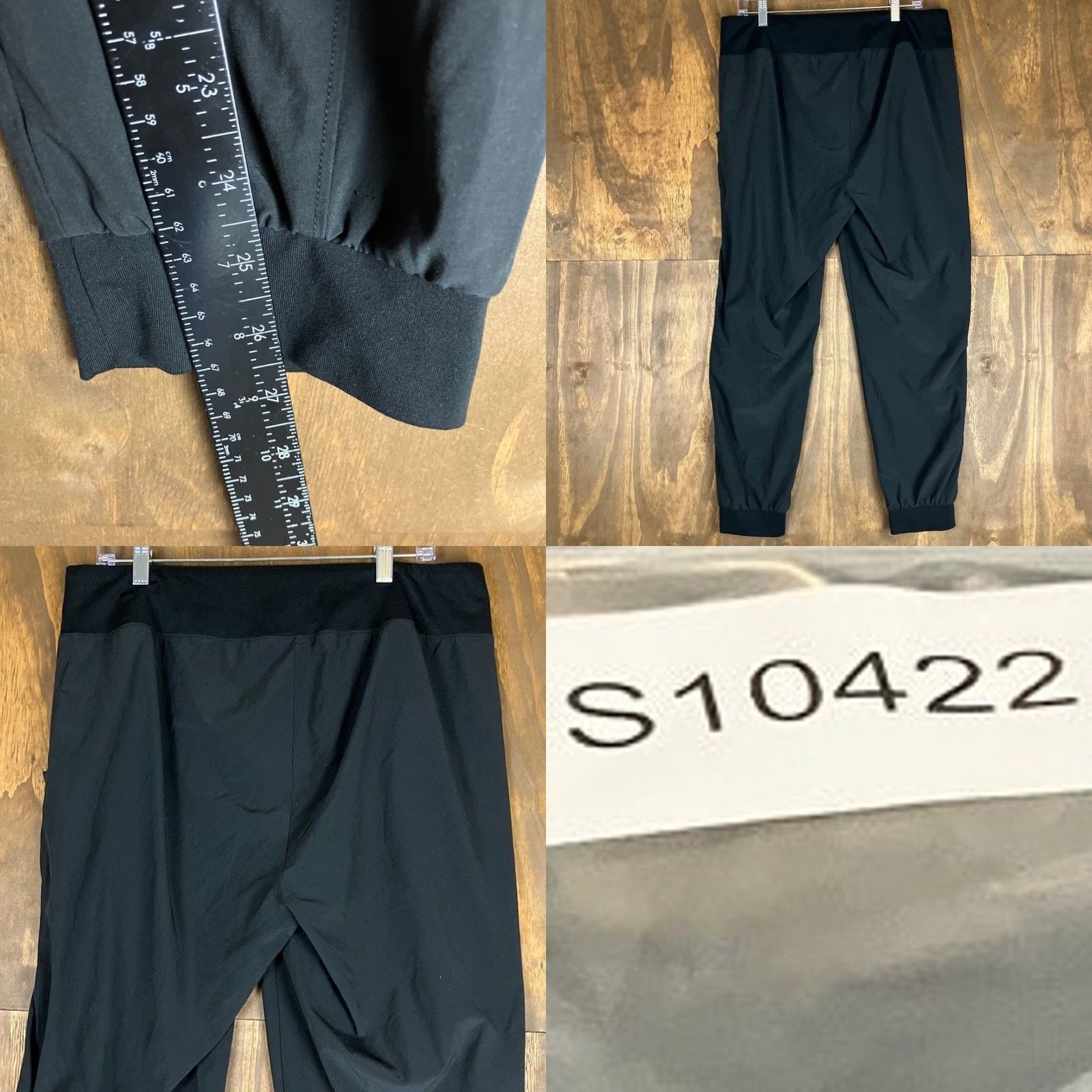 The North Face The North Face Womens Pants Black Pull On High Rise Joggers XL Slim Tapered Leg Pockets Size 24" / US 00 / IT 34 - 8 Thumbnail