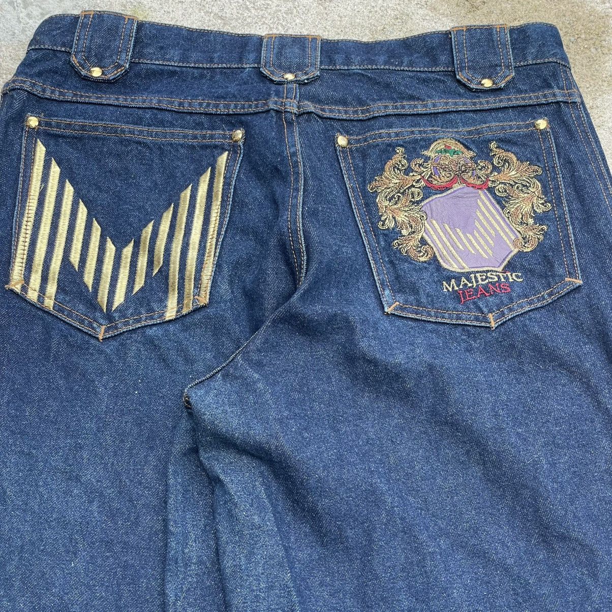 Majestic × Vintage “MAJESTIC” CRAZY VINTAGE MAJESTIC JEANS Size US 31 - 11 Thumbnail