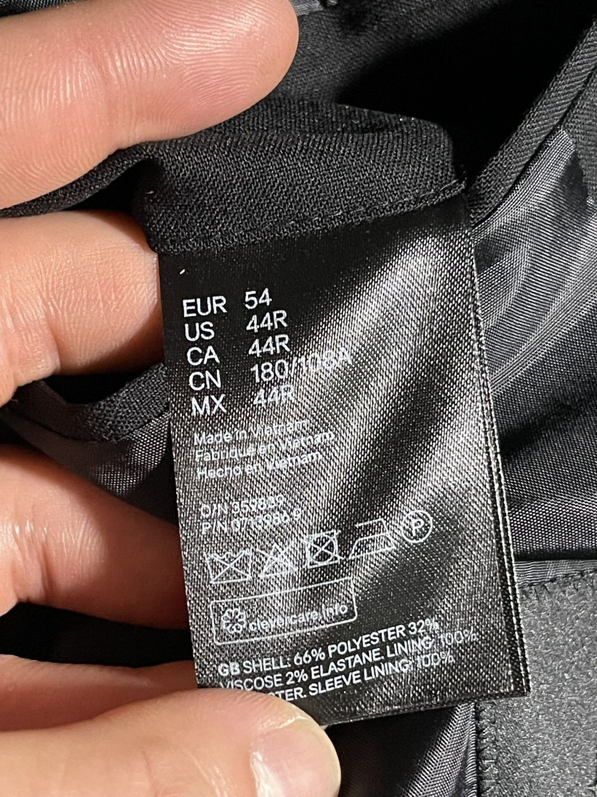 H&M H&M Black Blazer Size 44R - 4 Thumbnail