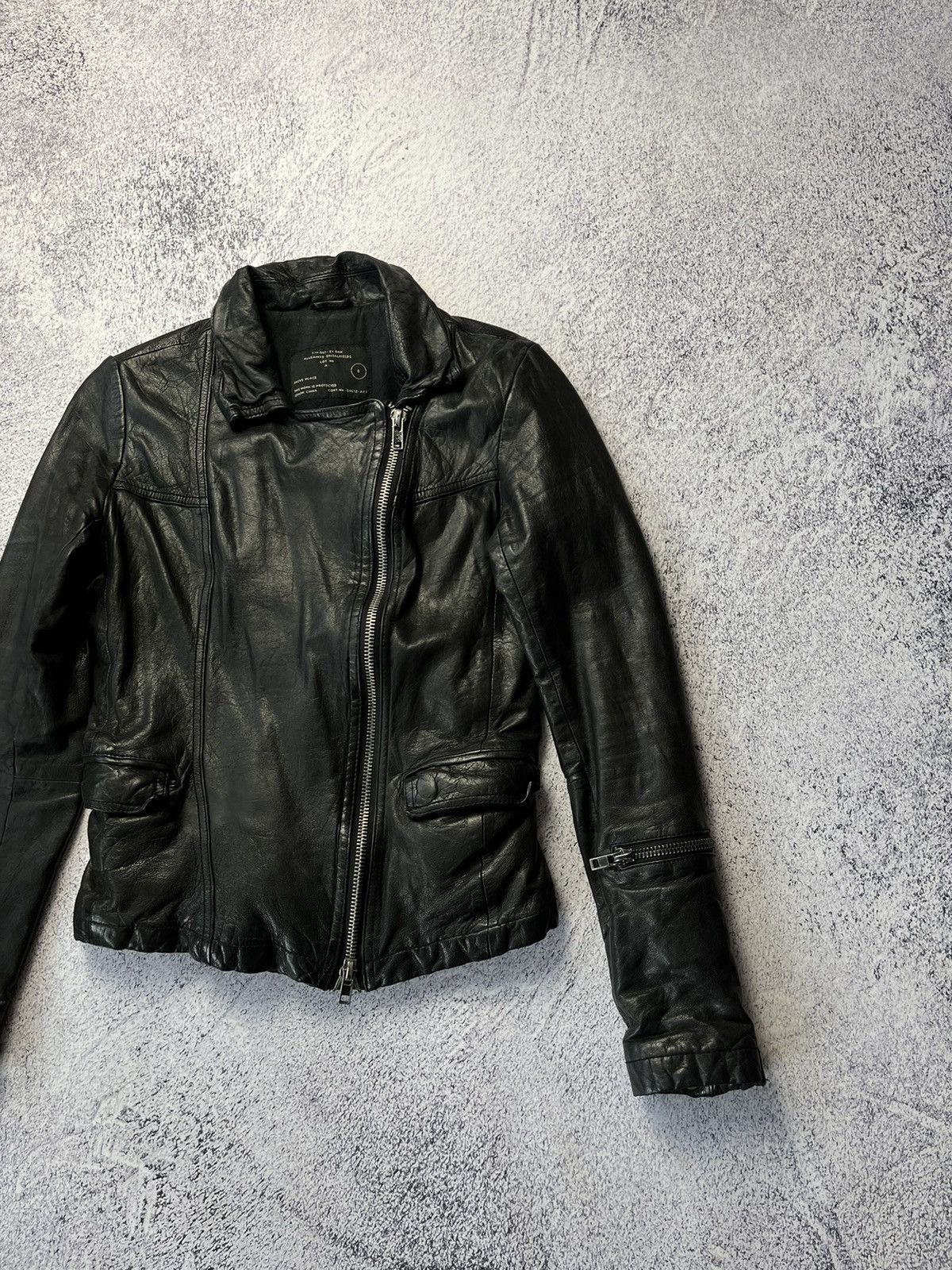 Allsaints Vintage Allsaints Balfern Leather Biker Jacket Japan Size M / US 6-8 / IT 42-44 - 3 Thumbnail
